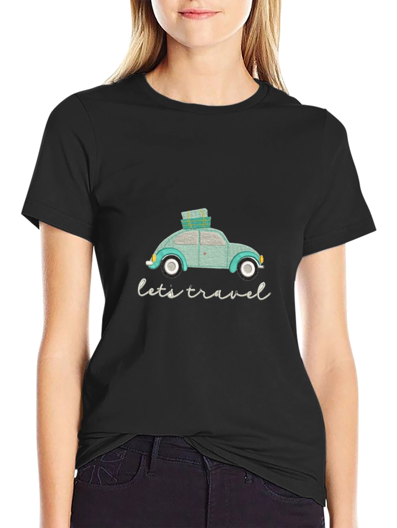 Lets Travel T-Shirt - Car Graphic Tee