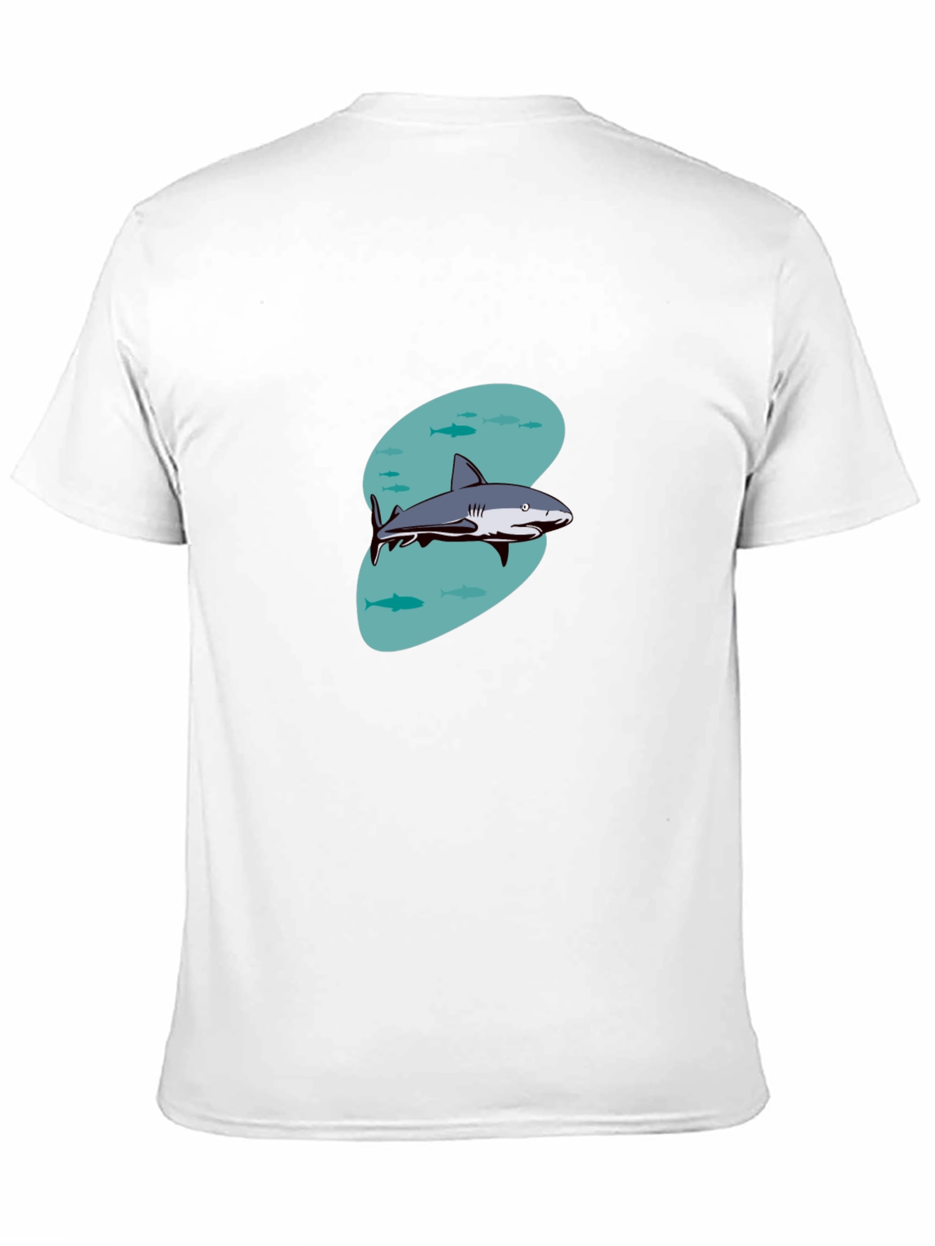 Shark Graphic T-Shirt - Casual Black Tee