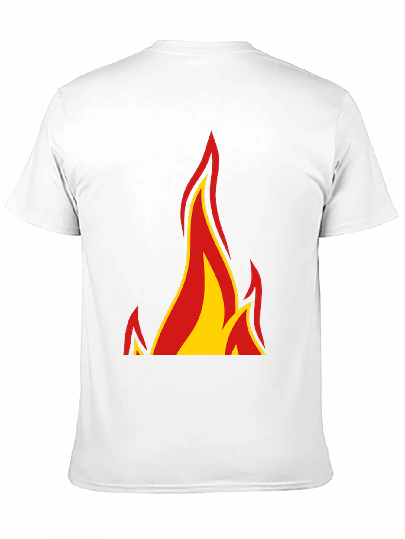 Flame Graphic Black Tee - Bold Design!