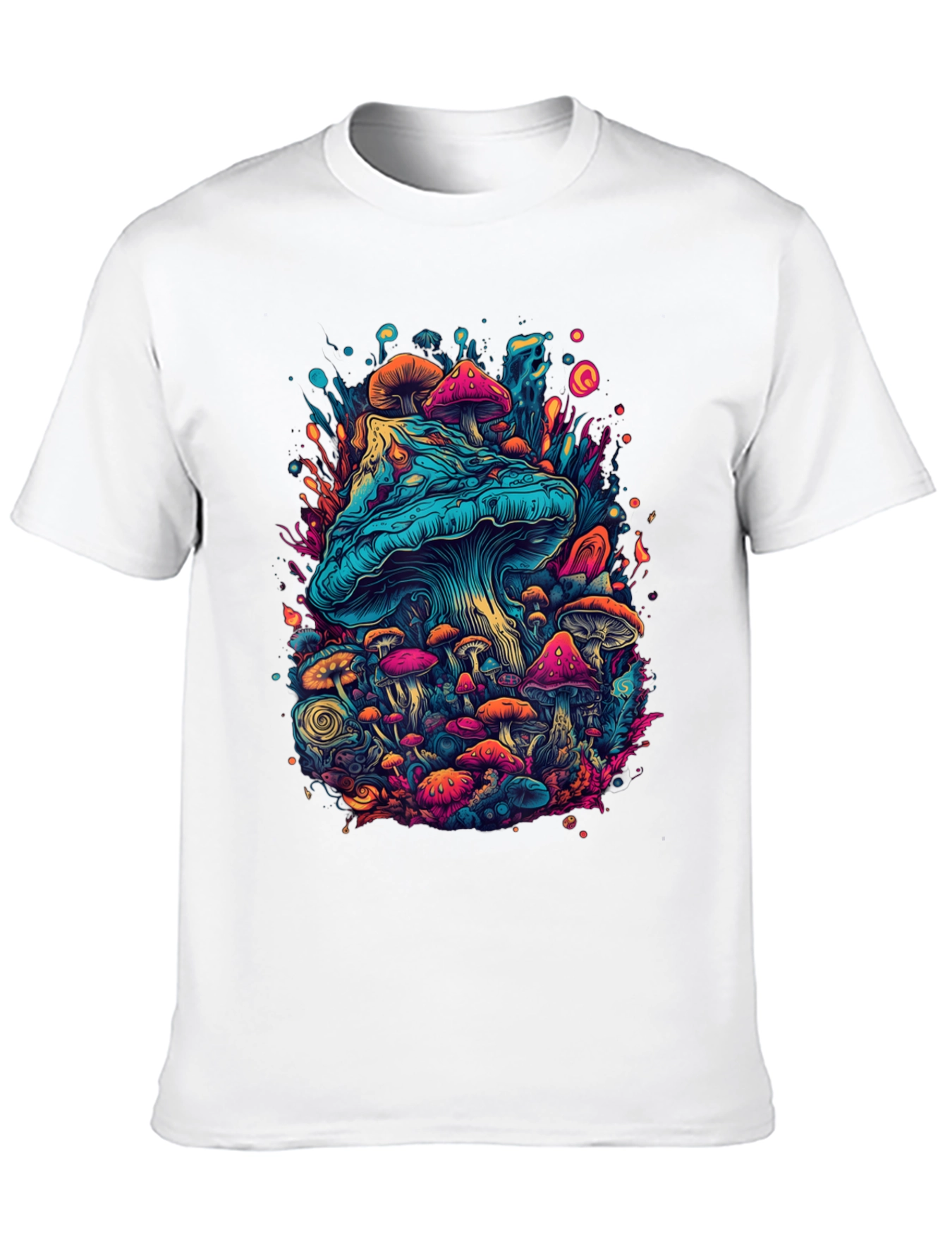 Psychedelic Mushroom Graphic T-Shirt