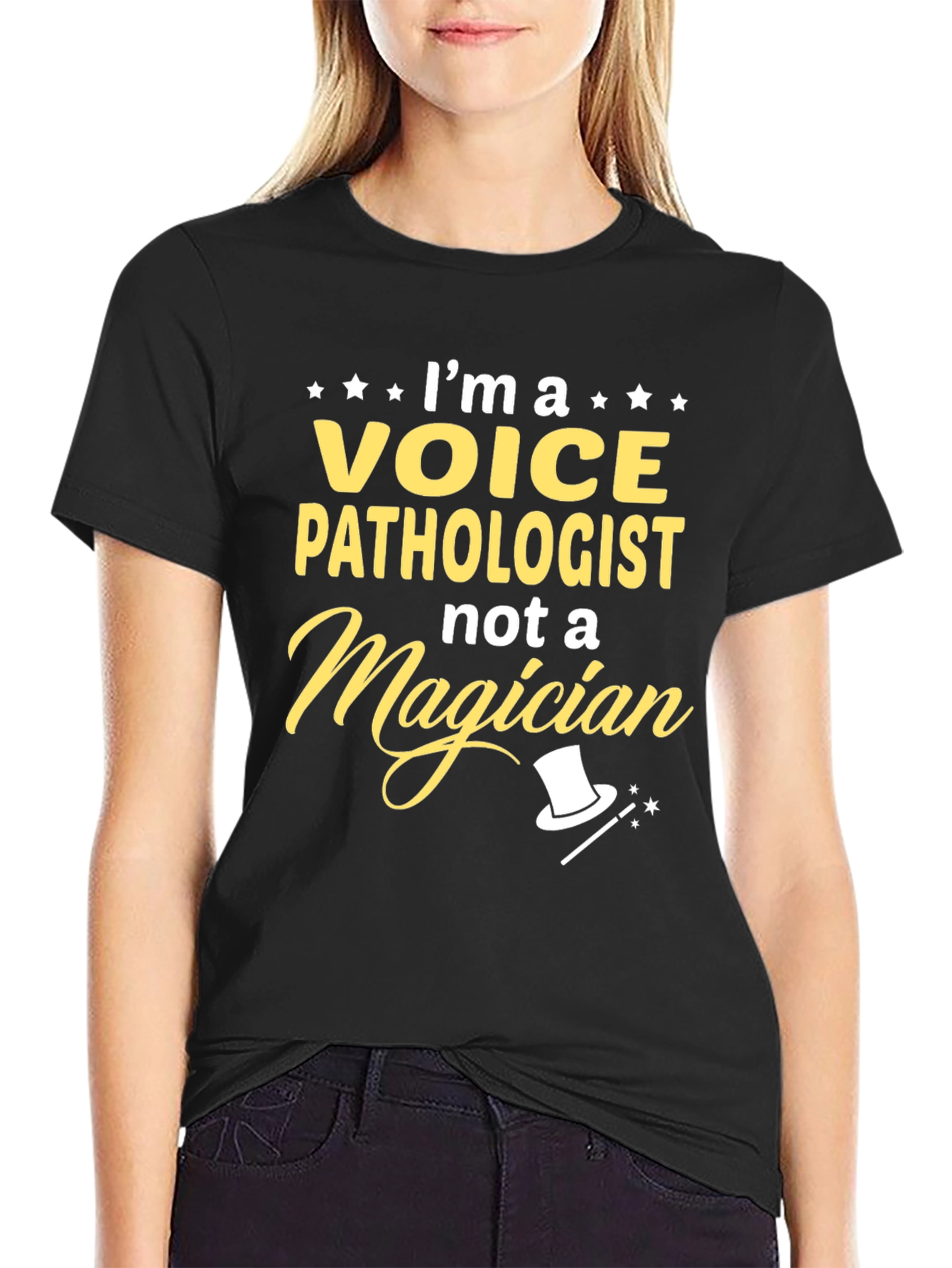 Voice Pathologist T-Shirt - Not a Magician Tee