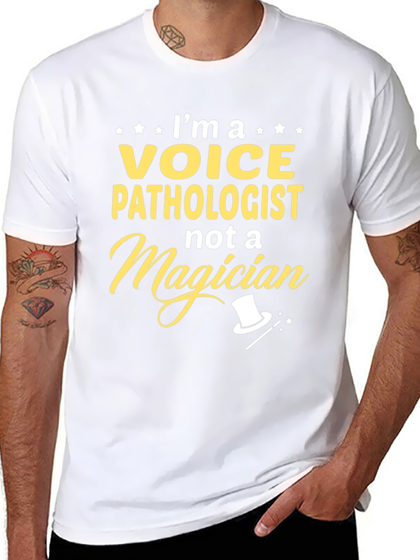 Voice Pathologist T-Shirt - Not a Magician Tee