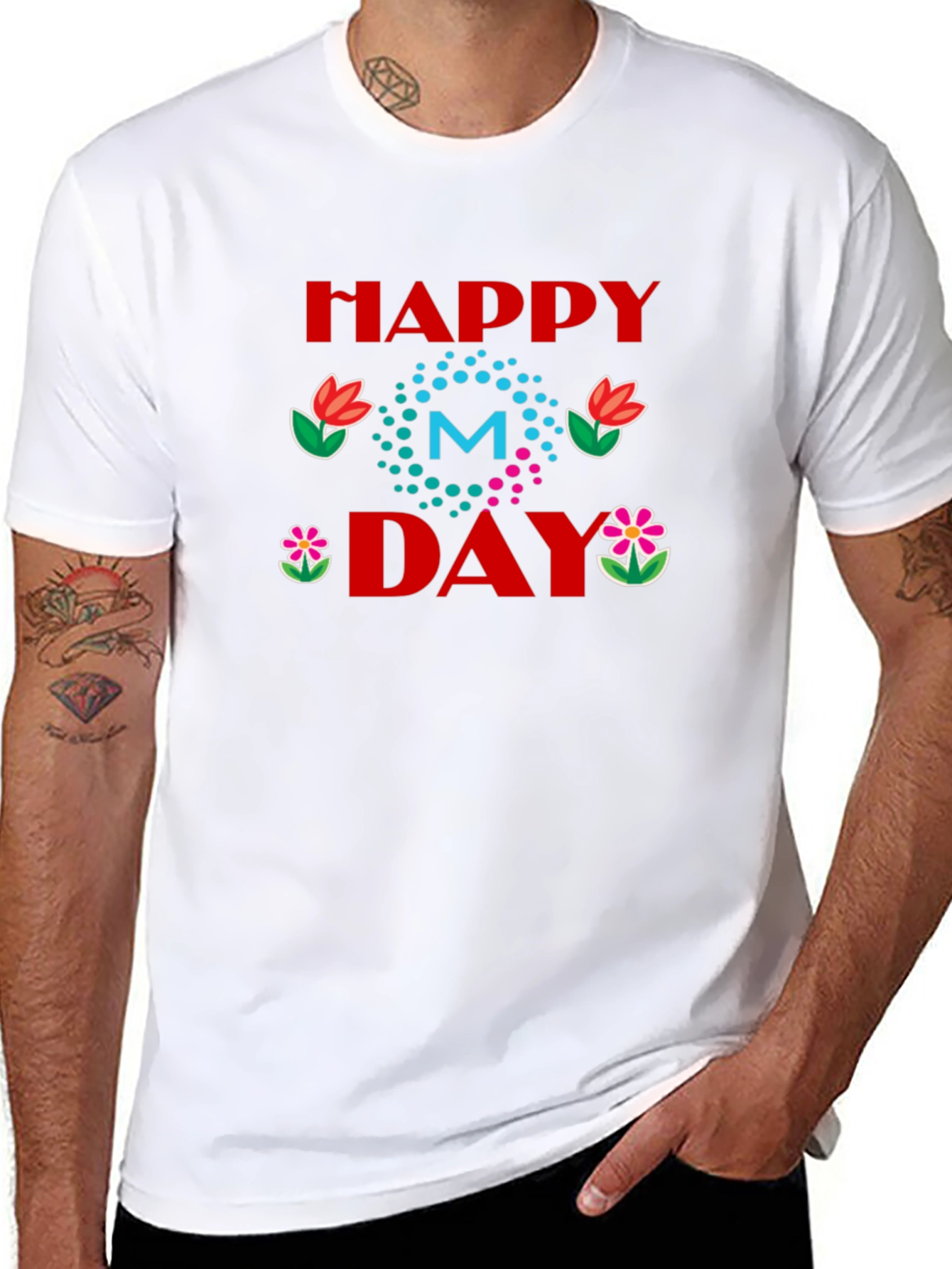 Happy Mothers Day Graphic Tee -  Soft Cotton Blend