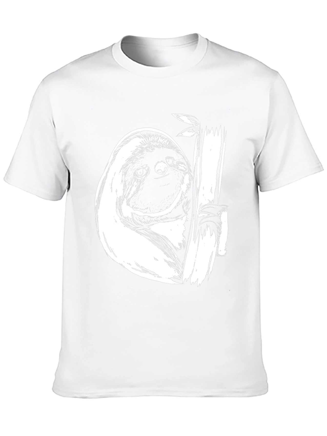 Sloth Graphic Tee - Relaxed Style