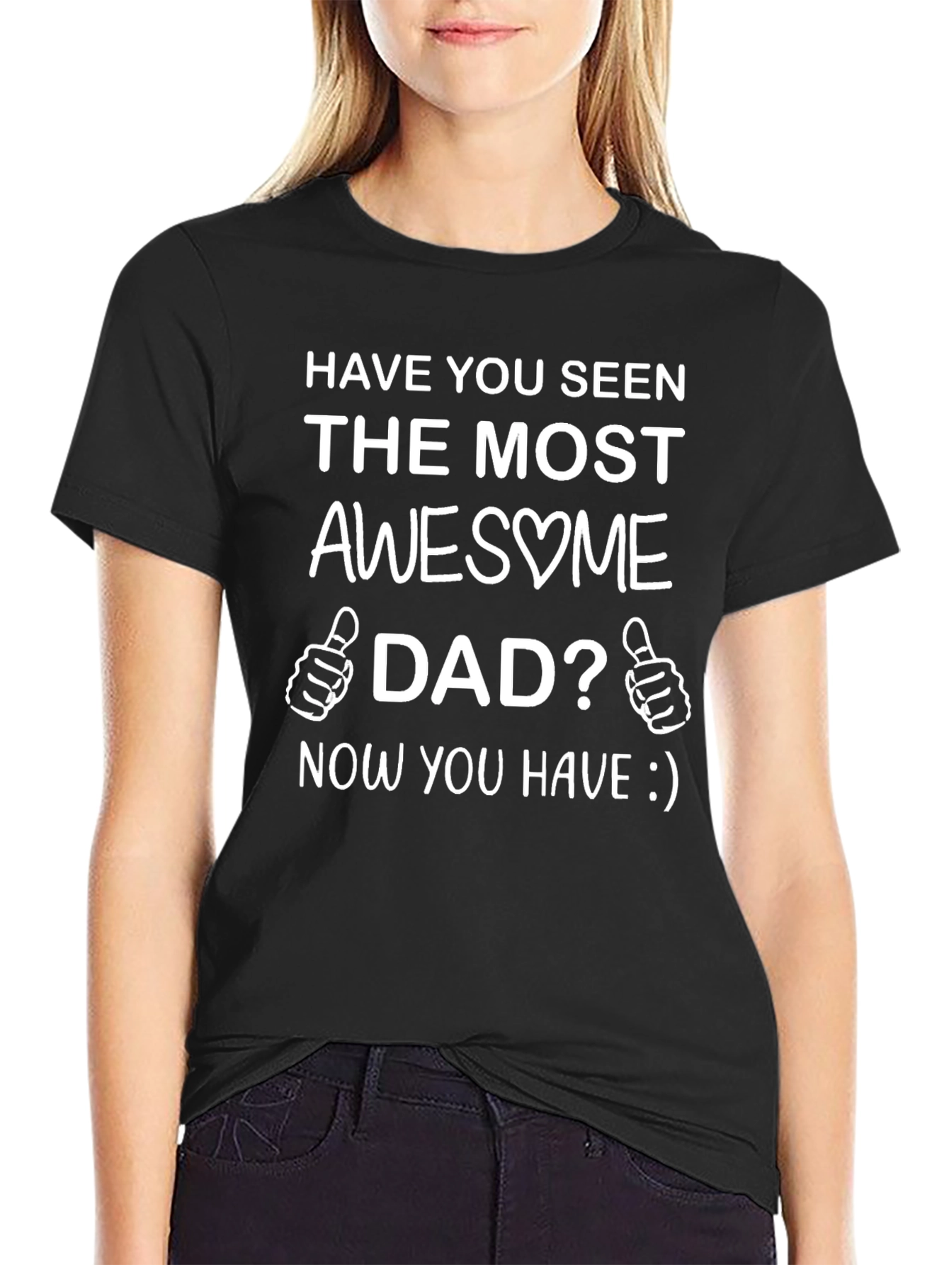 Awesome Dad Black T-Shirt