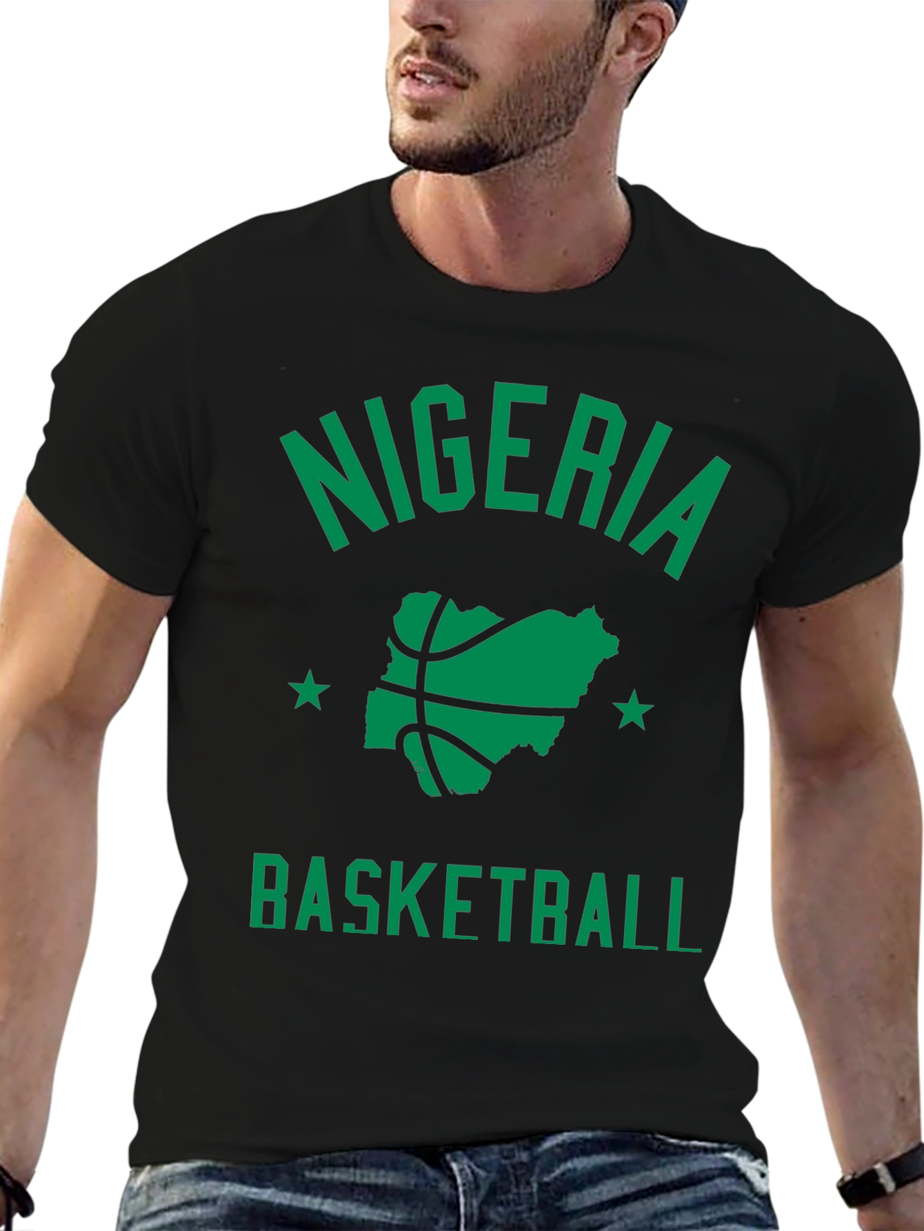 Nigeria Basketball Graphic T-Shirt