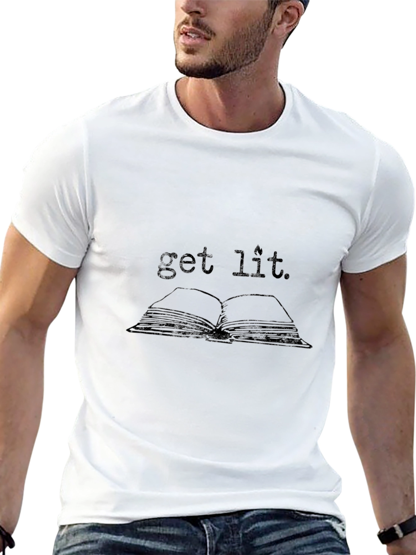 Get Lit Bookworm Graphic Tee
