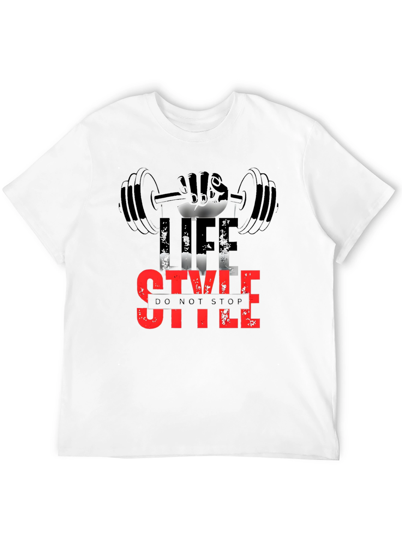 Life Style Gym T-Shirt - Do Not Stop Fitness