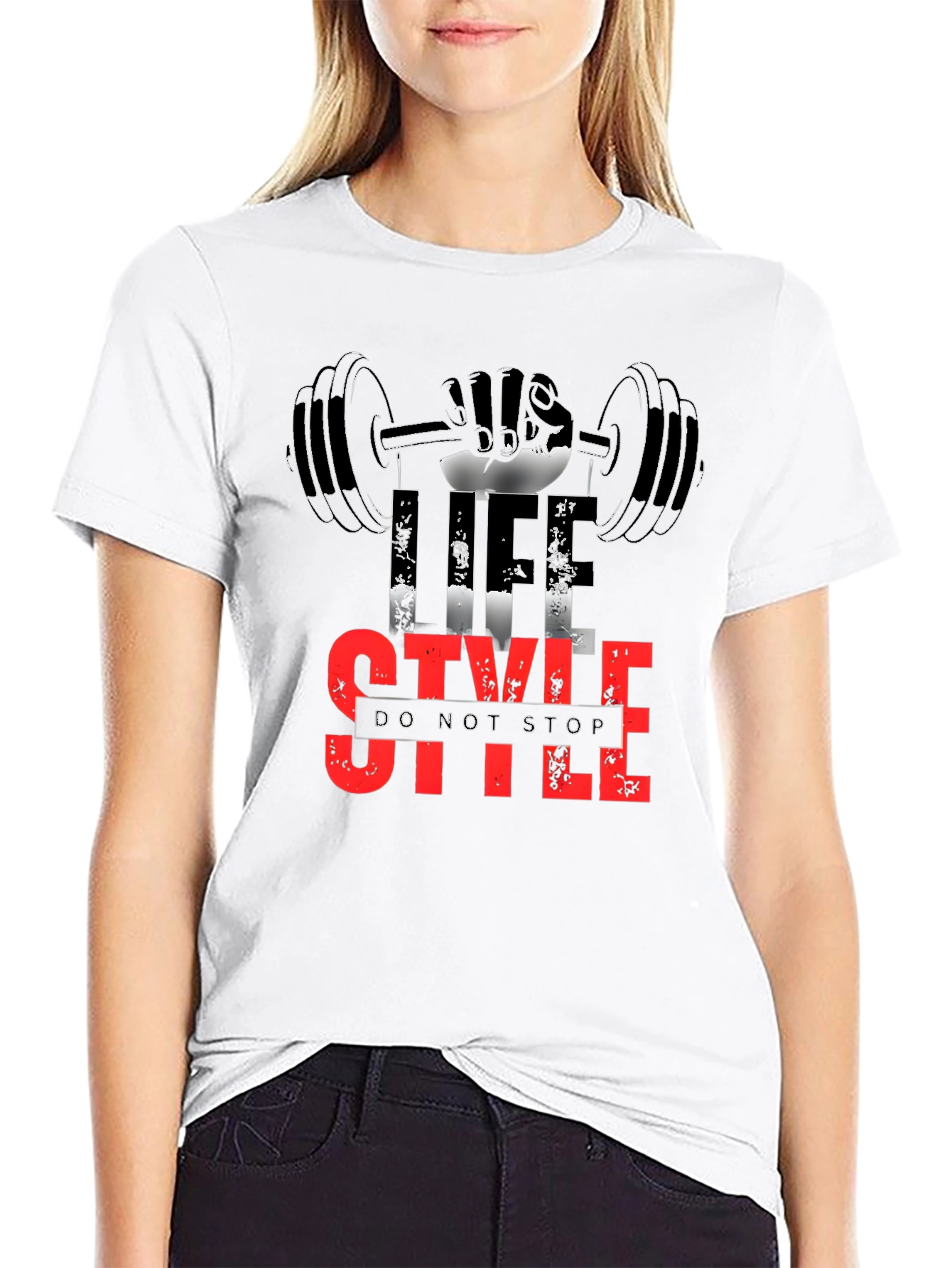 Life Style Gym T-Shirt - Do Not Stop Fitness