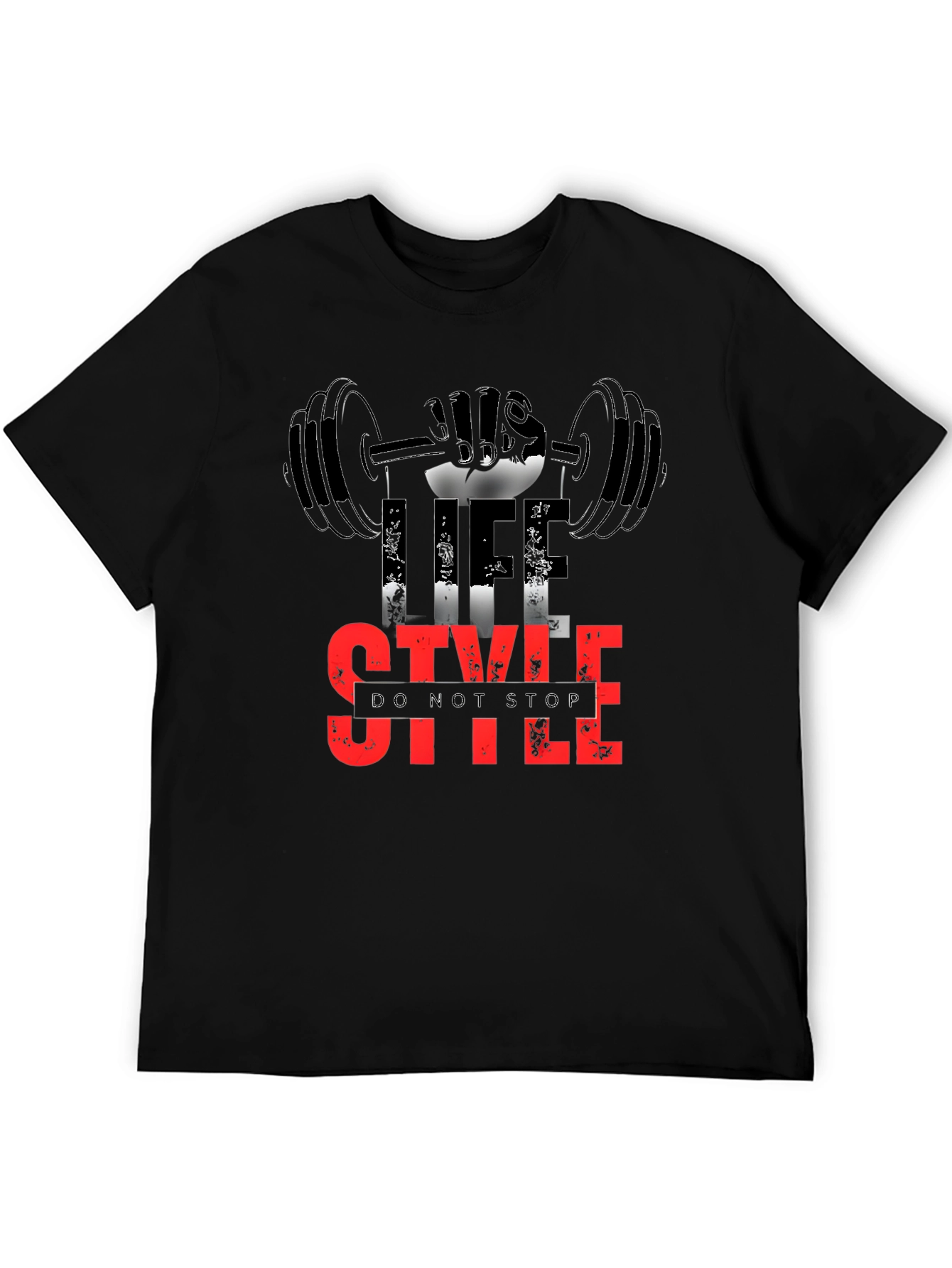 Life Style Gym T-Shirt - Do Not Stop Fitness