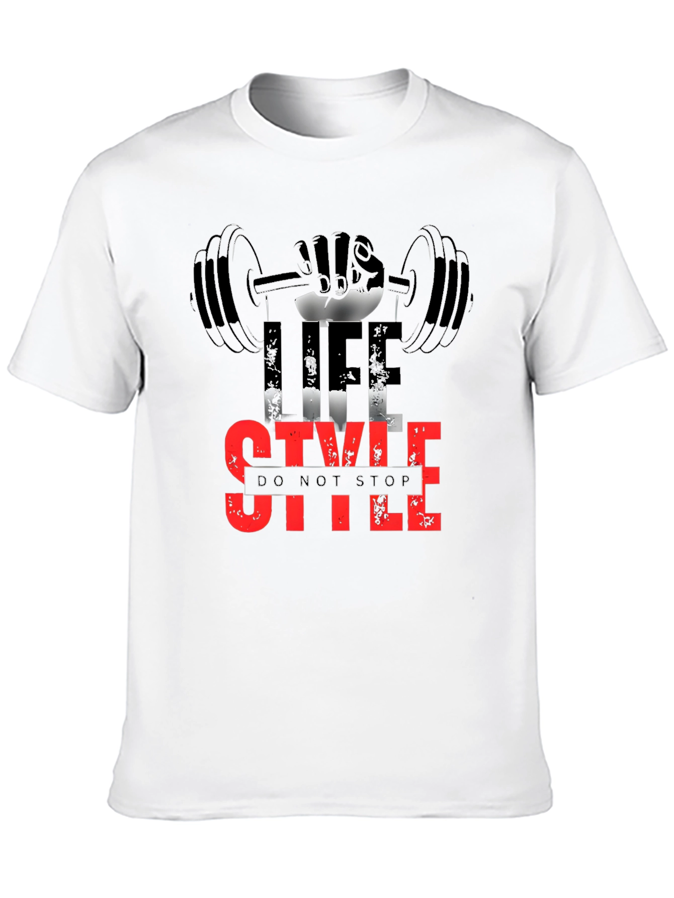Life Style Gym T-Shirt - Do Not Stop Fitness