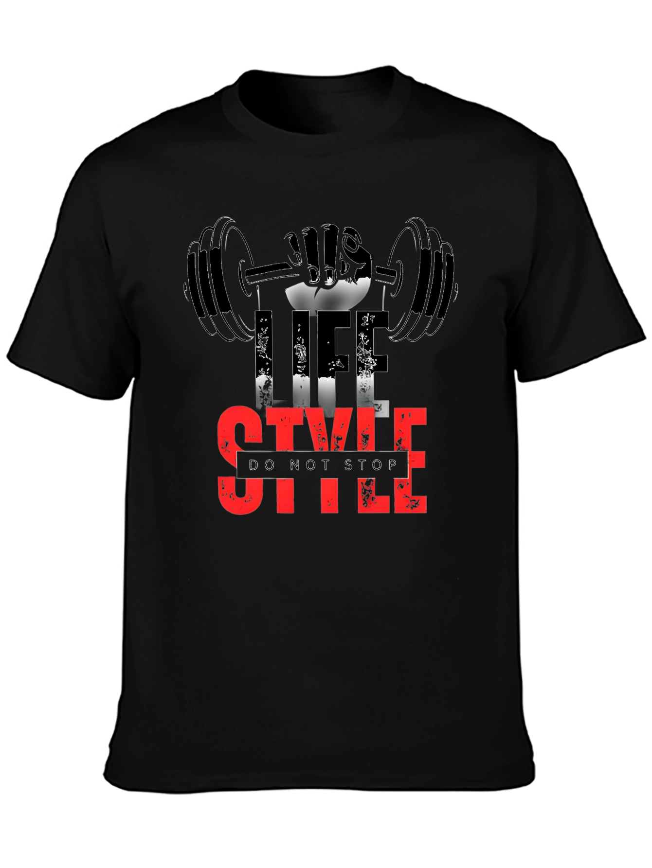 Life Style Gym T-Shirt - Do Not Stop Fitness