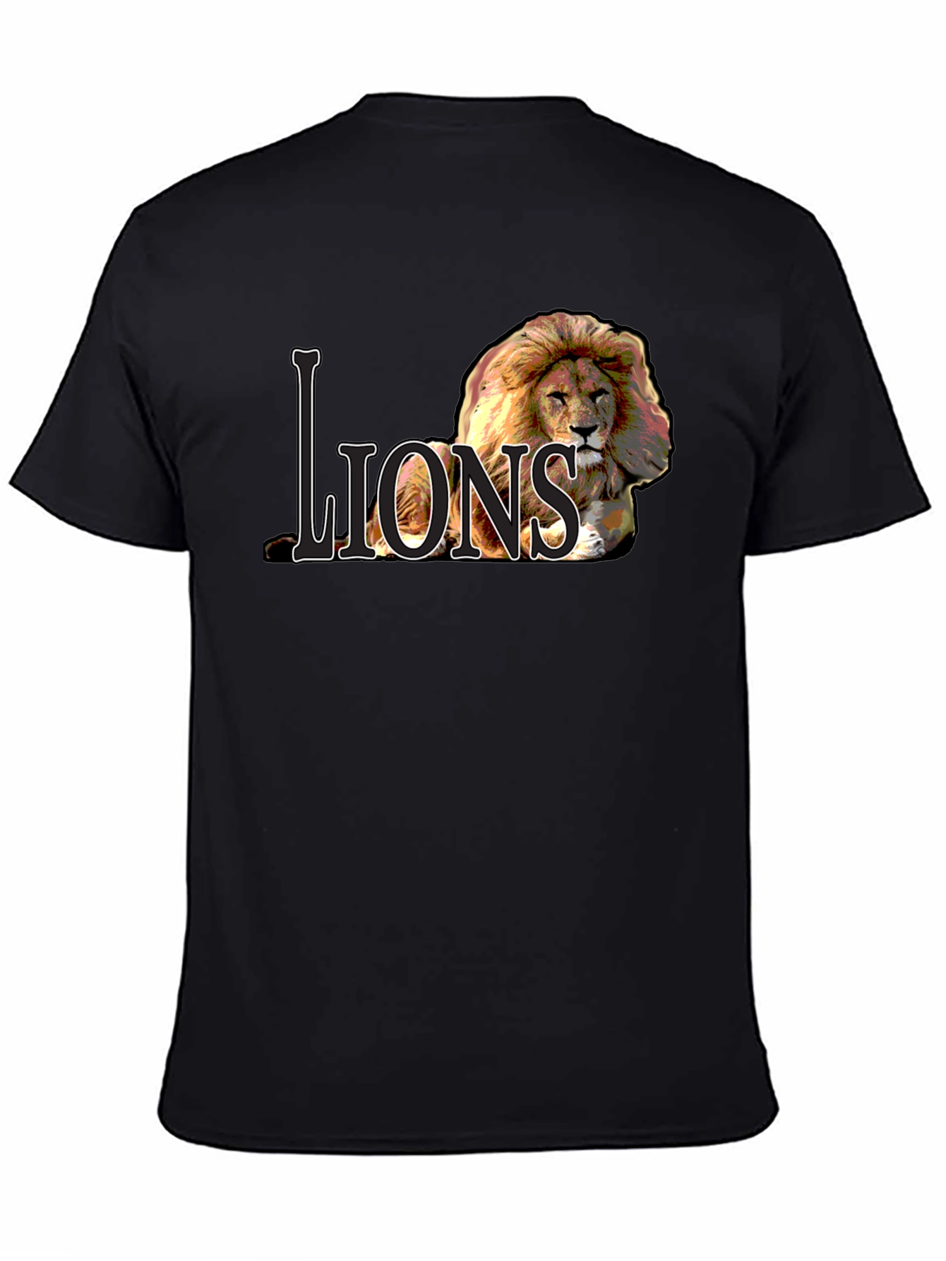 Lions Graphic Tee - Bold Lion Design