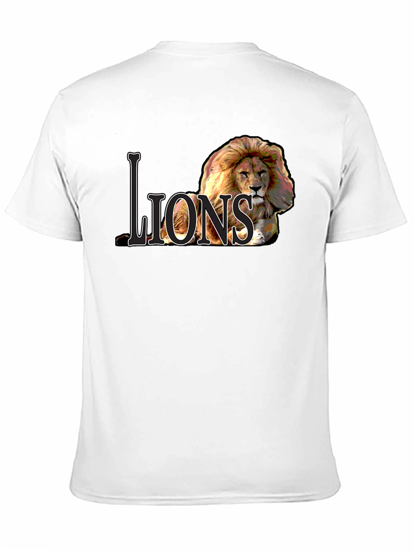 Lions Graphic Tee - Bold Lion Design