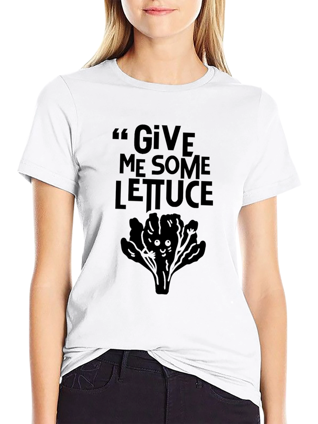 Give Me Some Lettuce T-Shirt Funny Vegan Tee