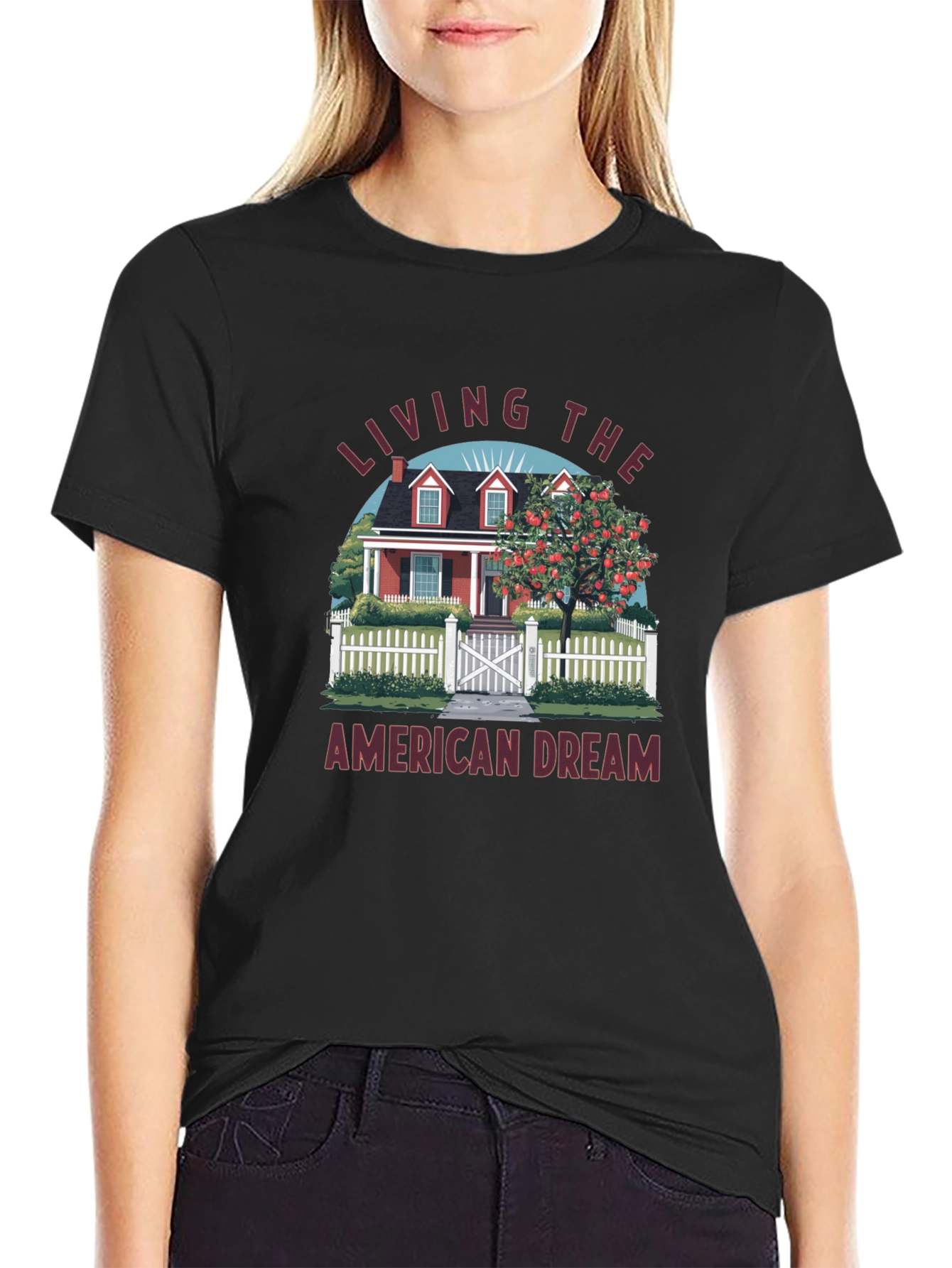 American Dream Graphic Tee - Black