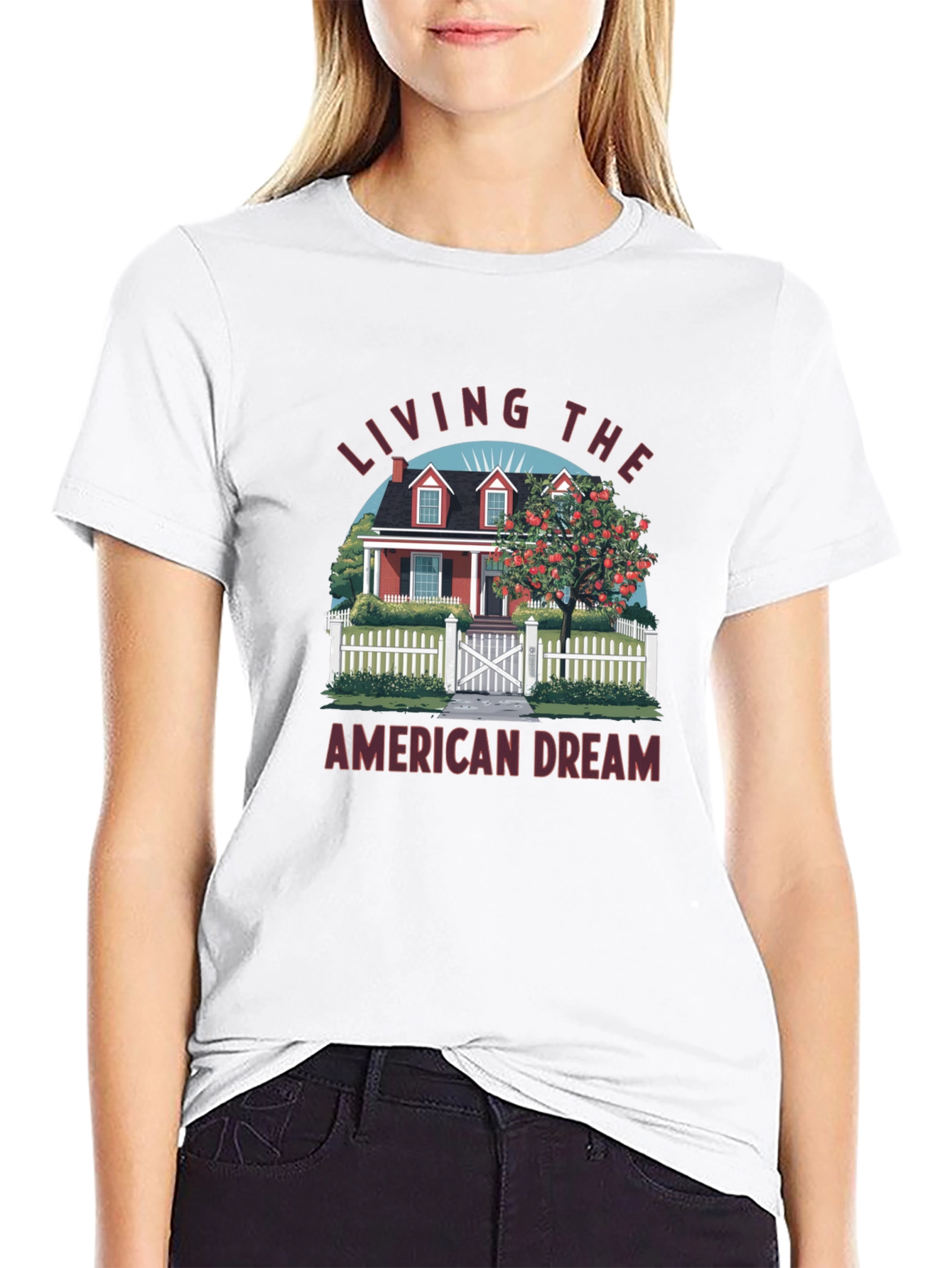 American Dream Graphic Tee - Black