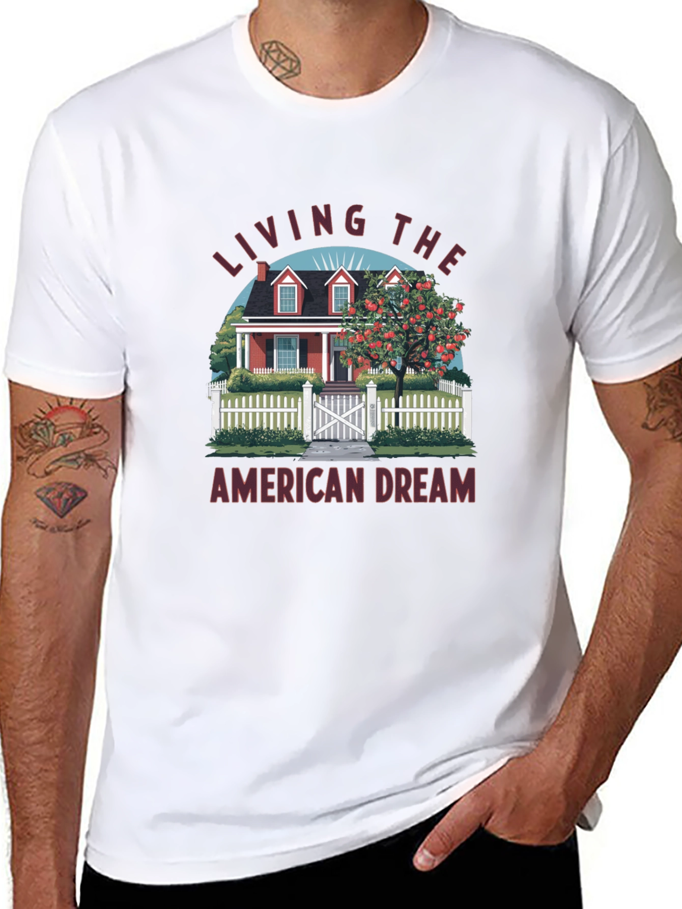 American Dream Graphic Tee - Black