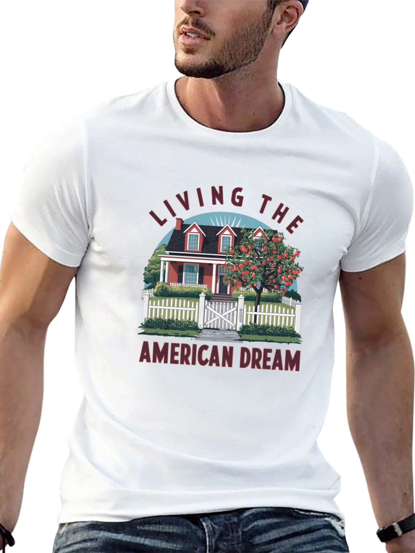 American Dream Graphic Tee - Black
