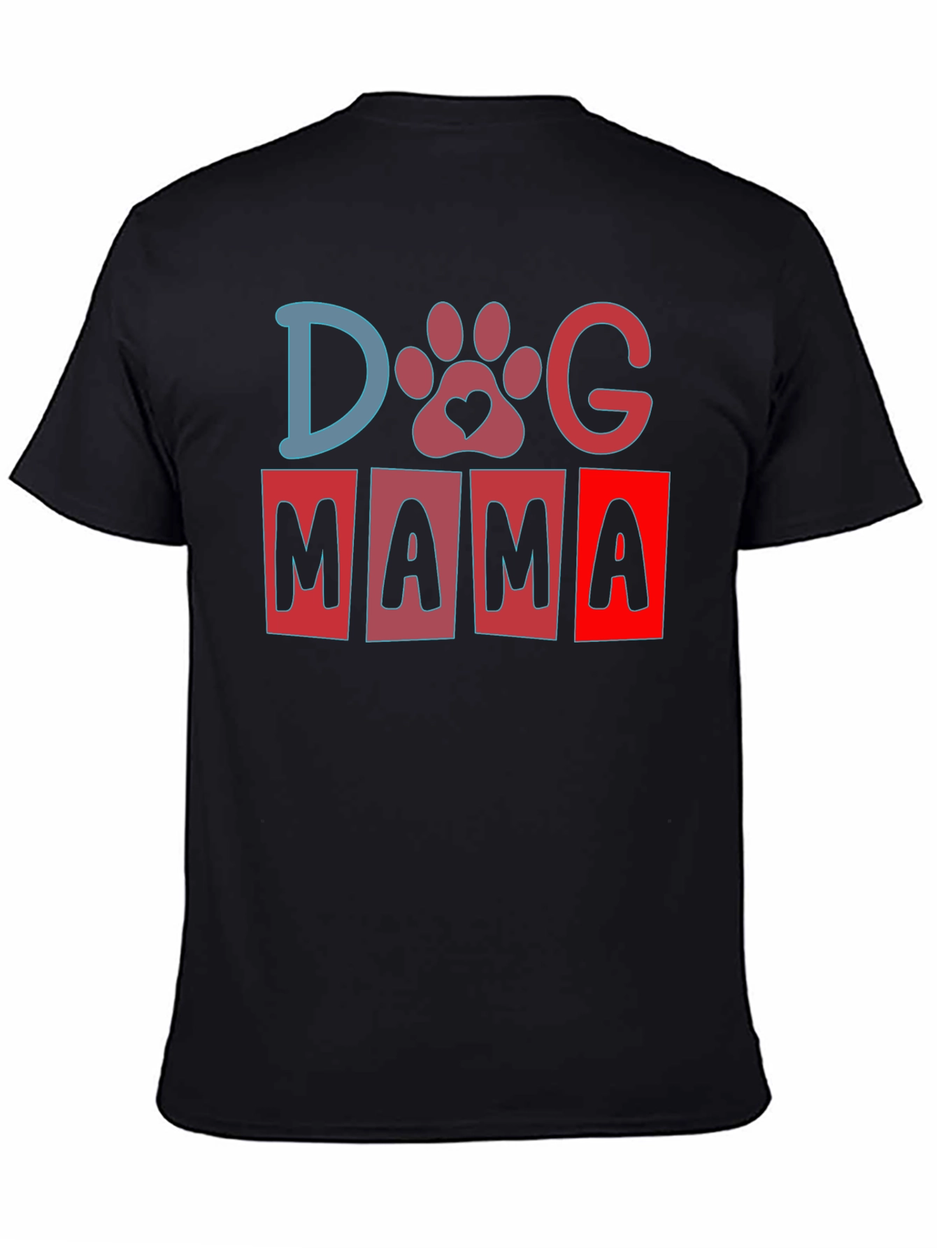 Dog Mama T-Shirt - Paw Print Love