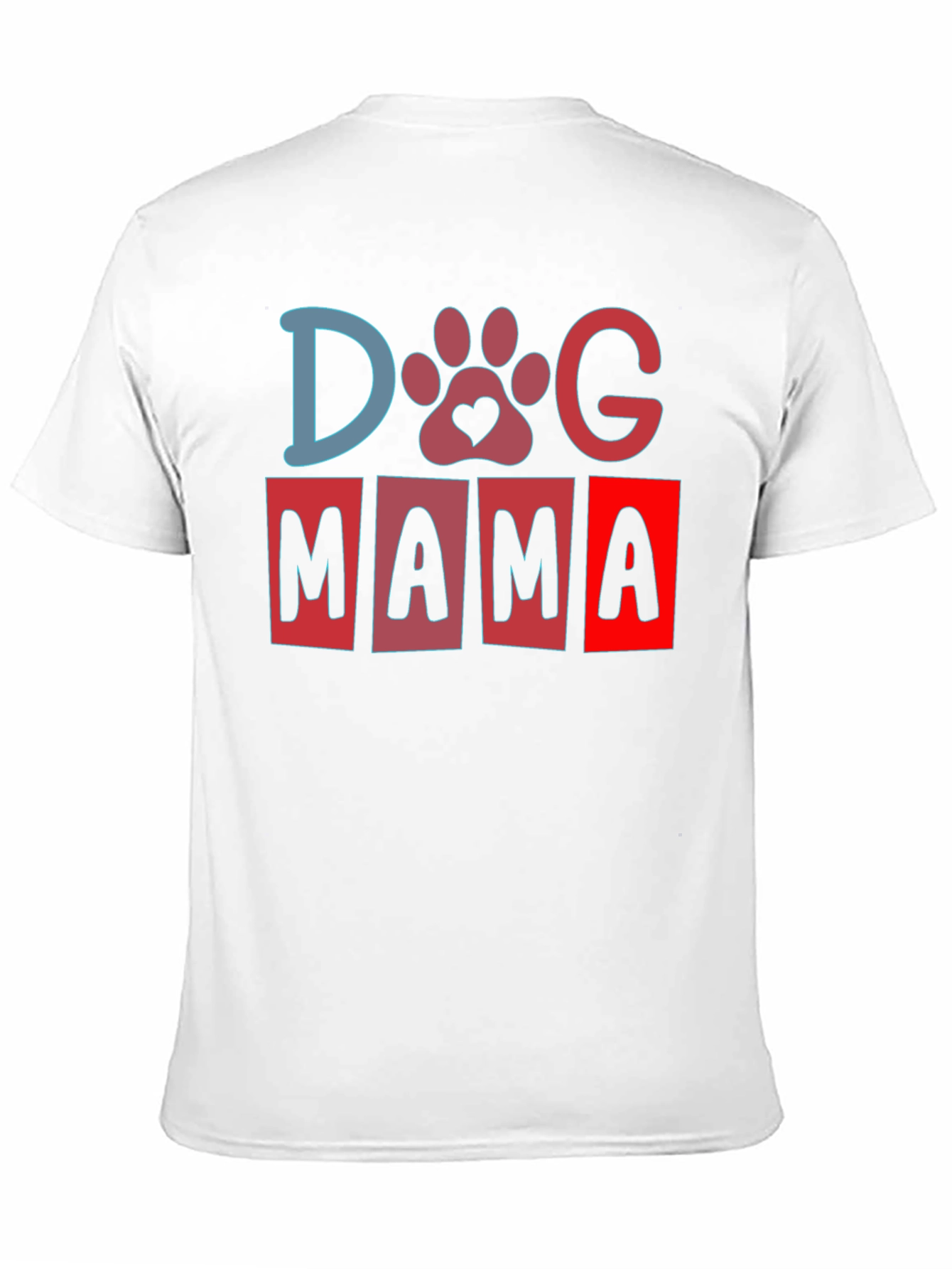 Dog Mama T-Shirt - Paw Print Love