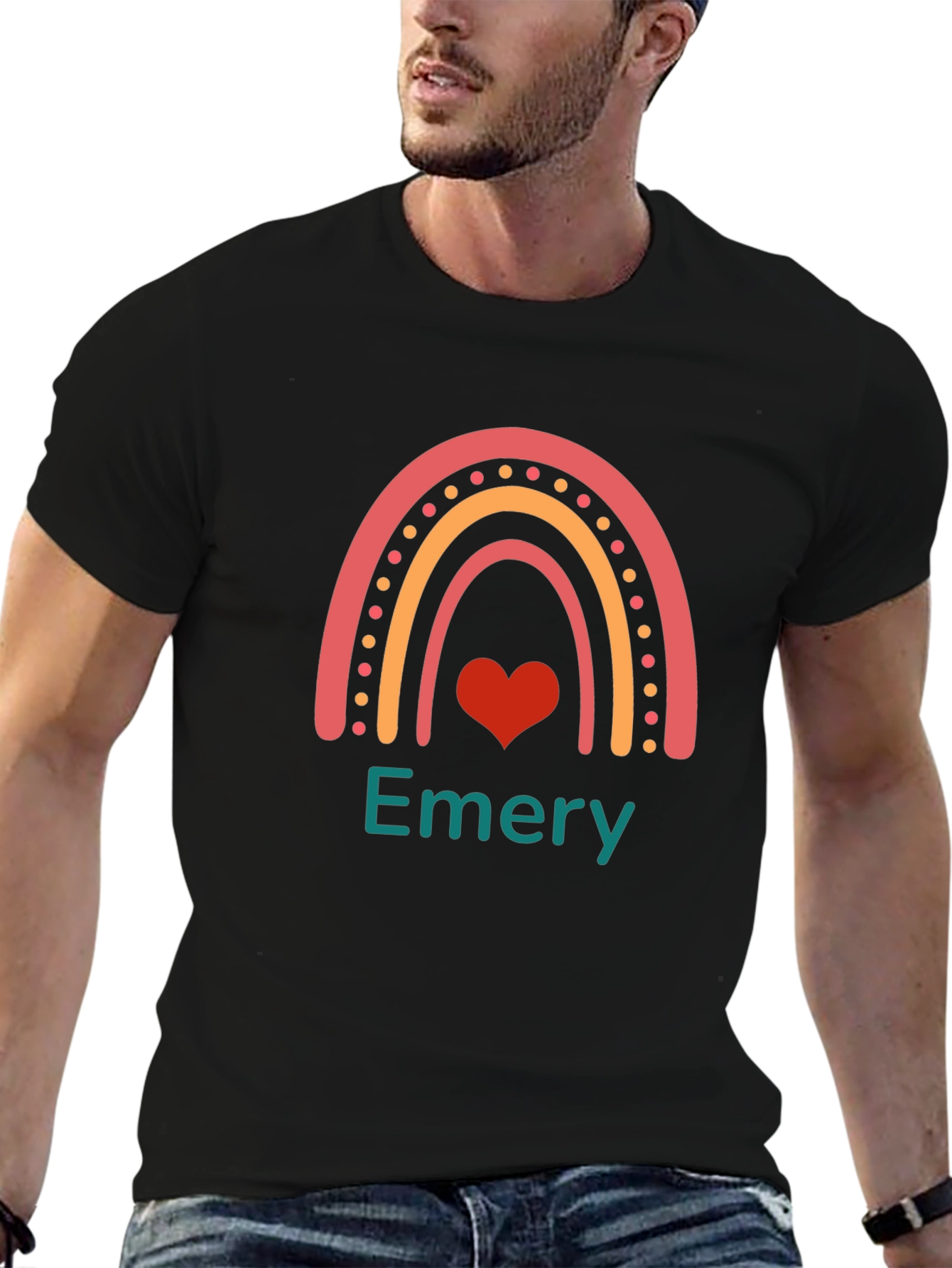 Rainbow Emery Personalized T-Shirt