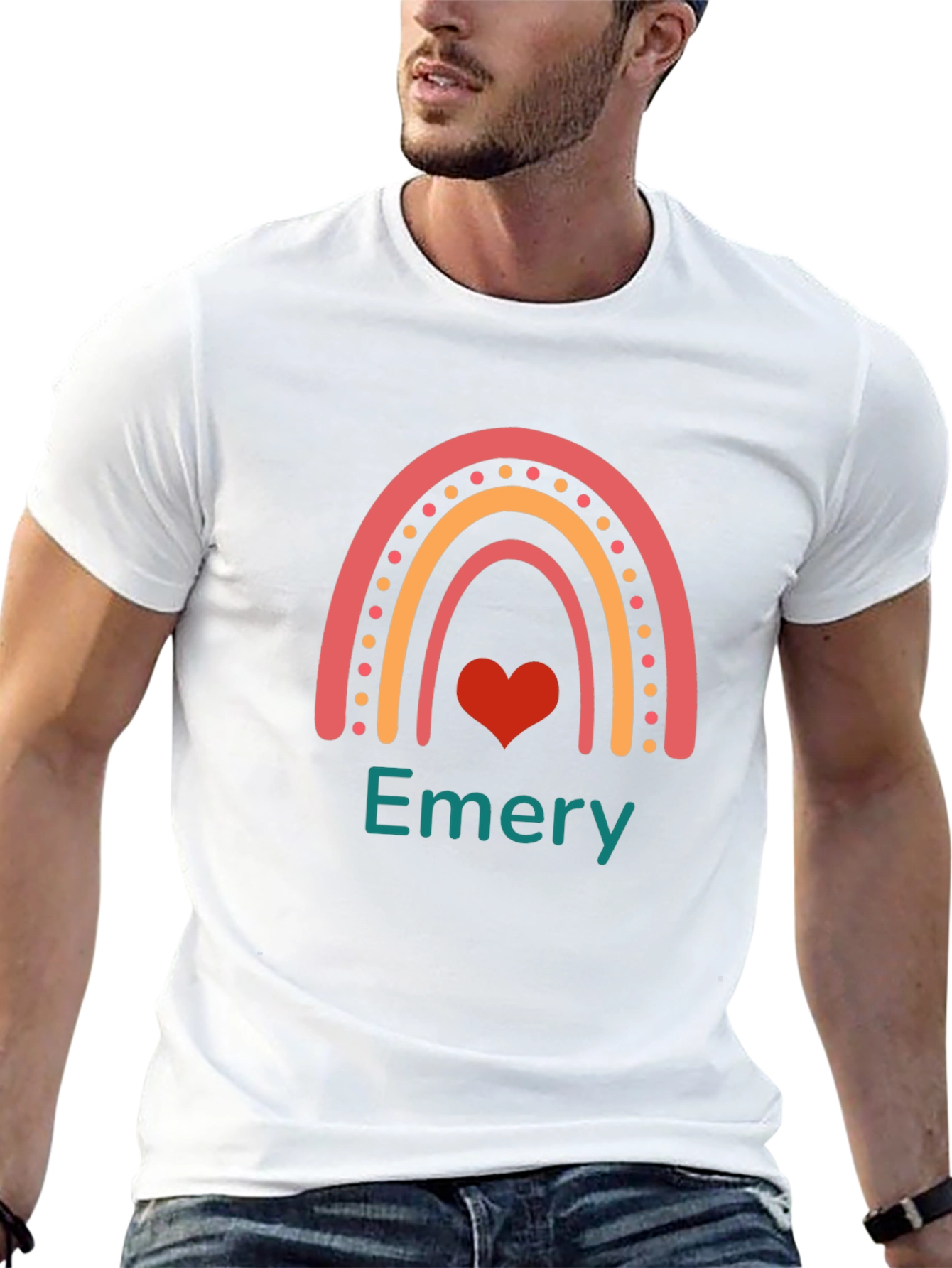 Rainbow Emery Personalized T-Shirt