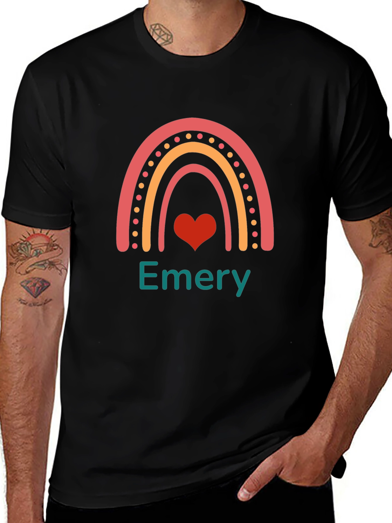 Rainbow Emery Personalized T-Shirt