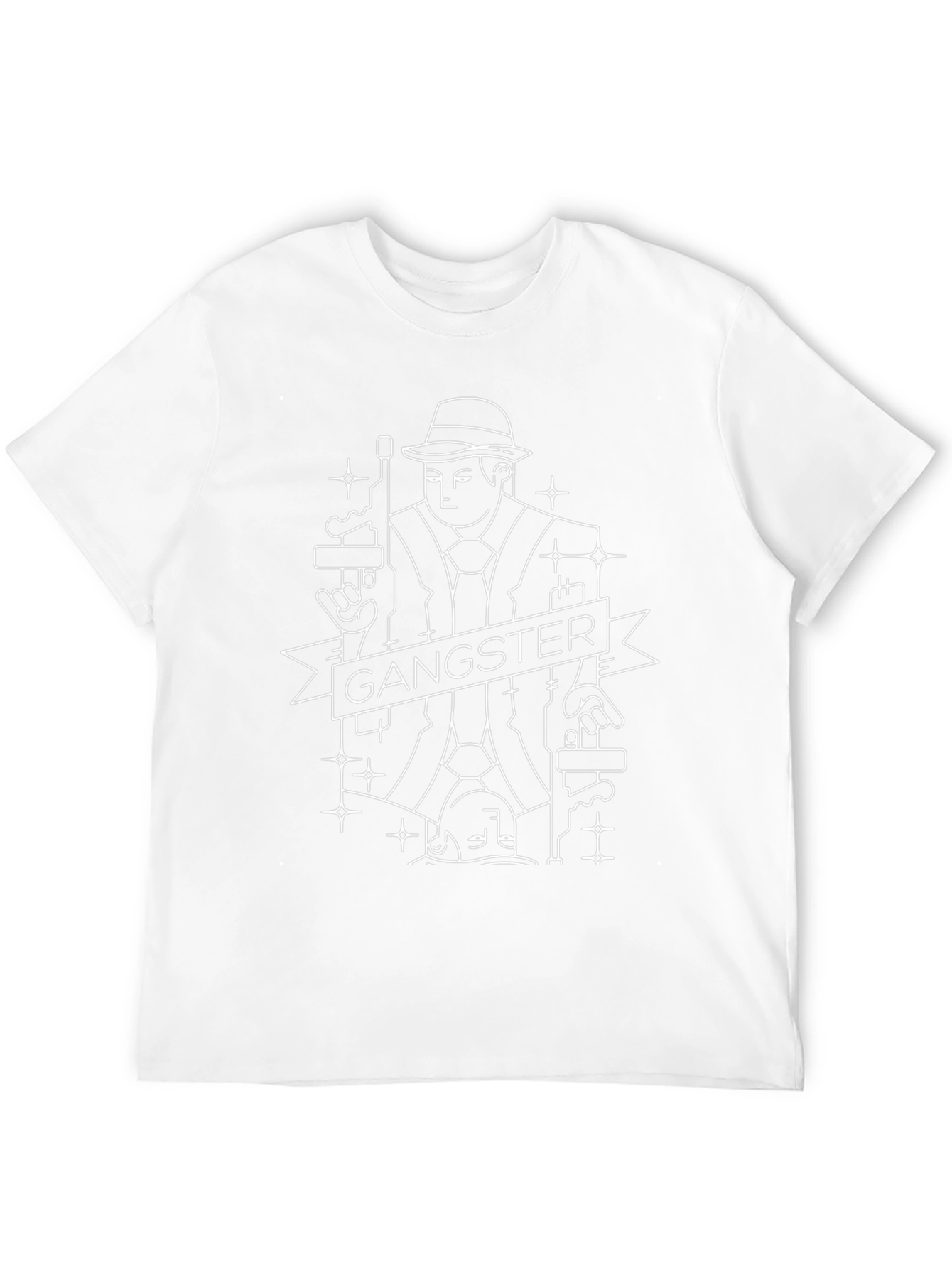 Gangster Graphic T-Shirt - Cool Novelty Tee
