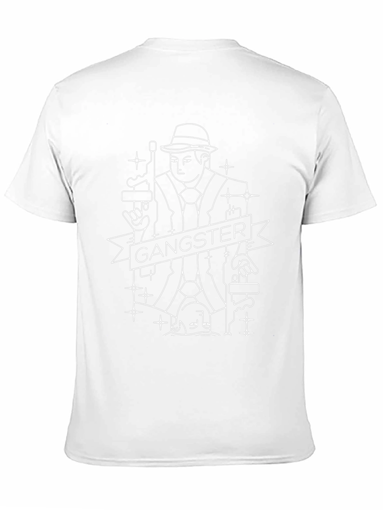 Gangster Graphic T-Shirt - Cool Novelty Tee