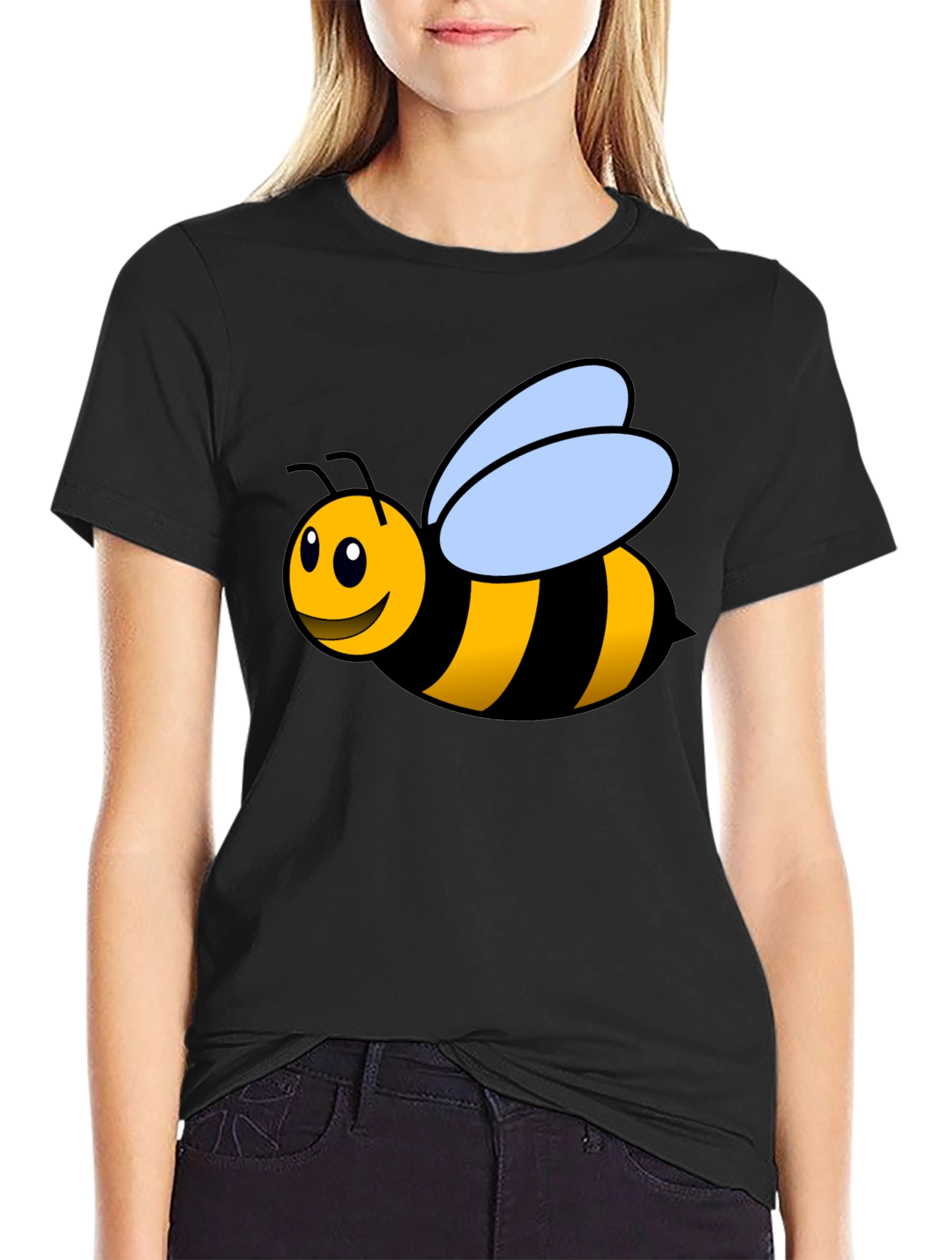Bumble Bee Graphic T-Shirt - Black