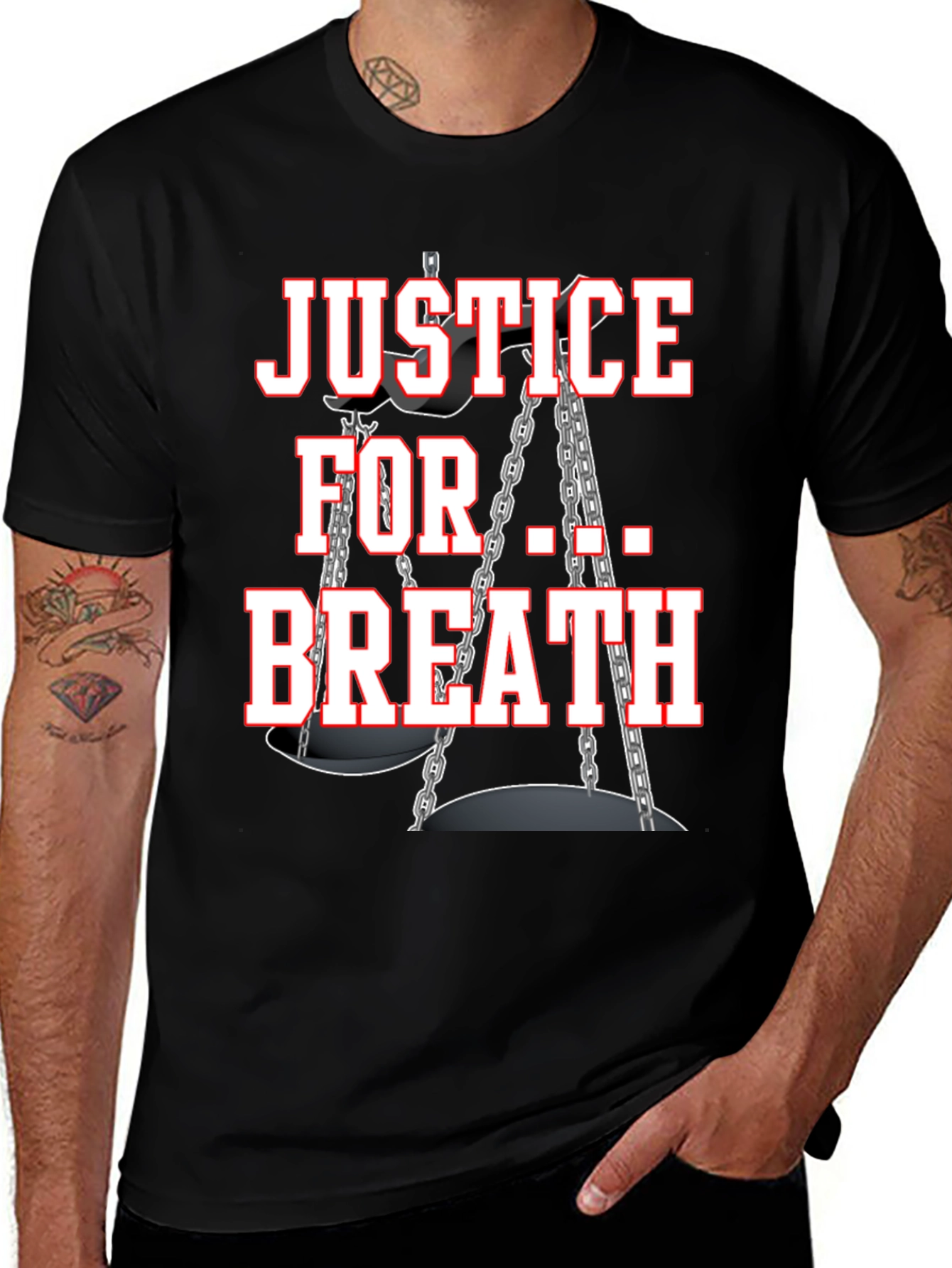 Justice For Breath Graphic T-Shirt