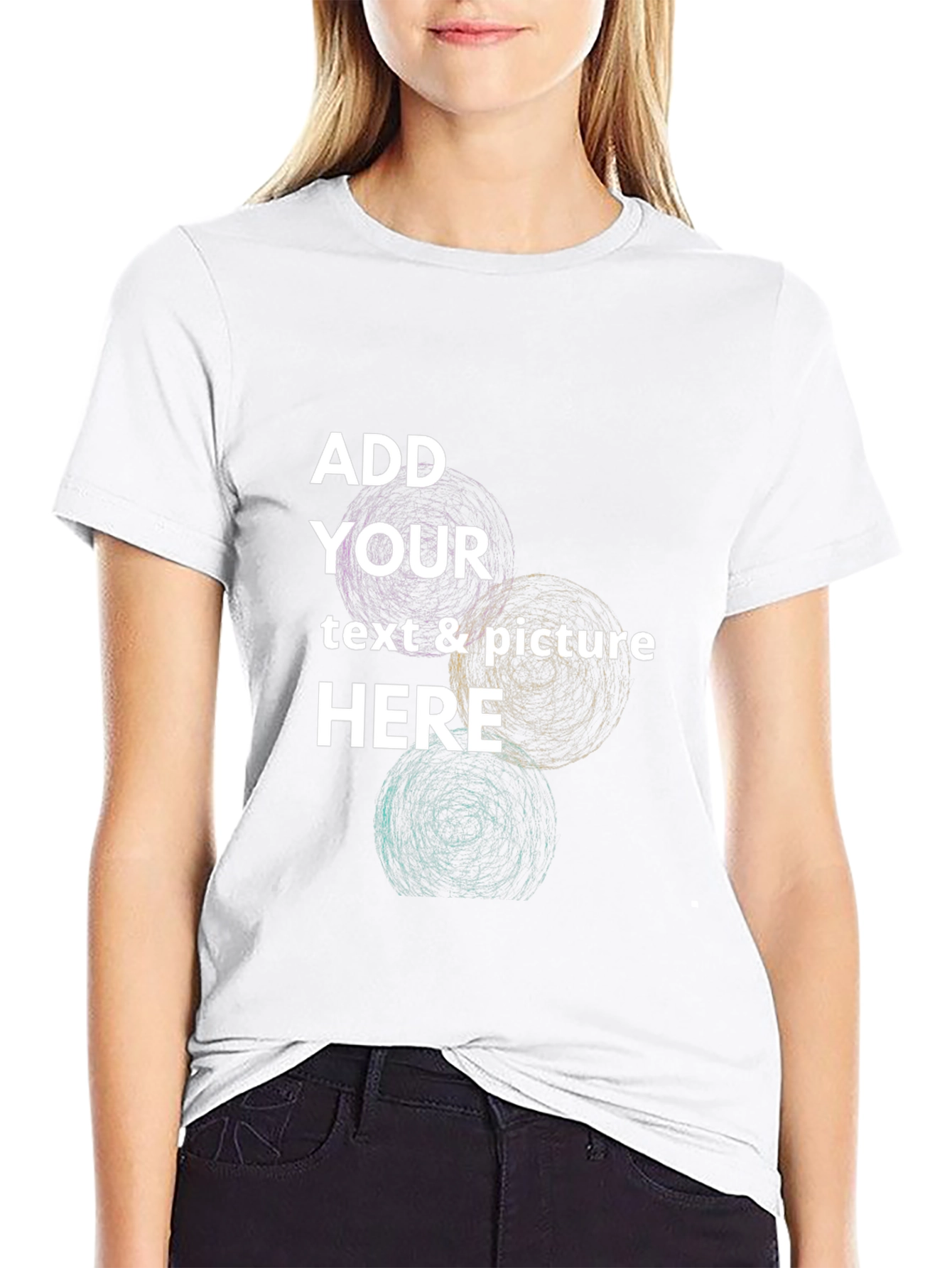 Customizable Black T-Shirt