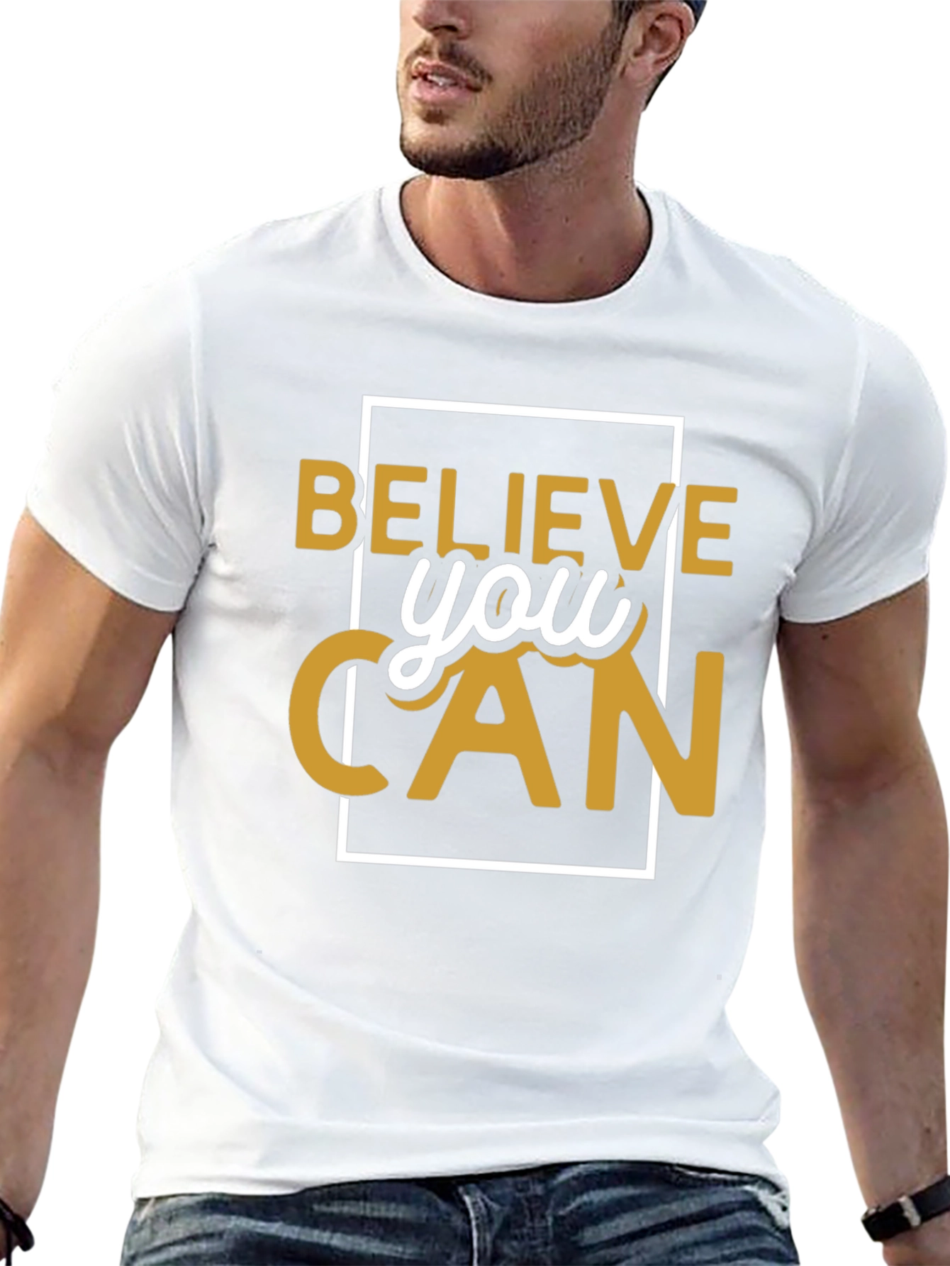Believe You Can T-Shirt Motivational Graphic