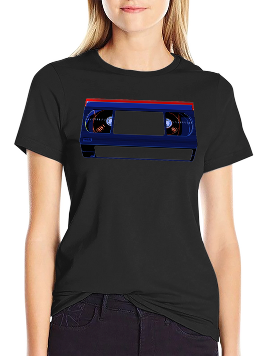Retro VHS Tape Graphic T-Shirt - Vintage Style Tee