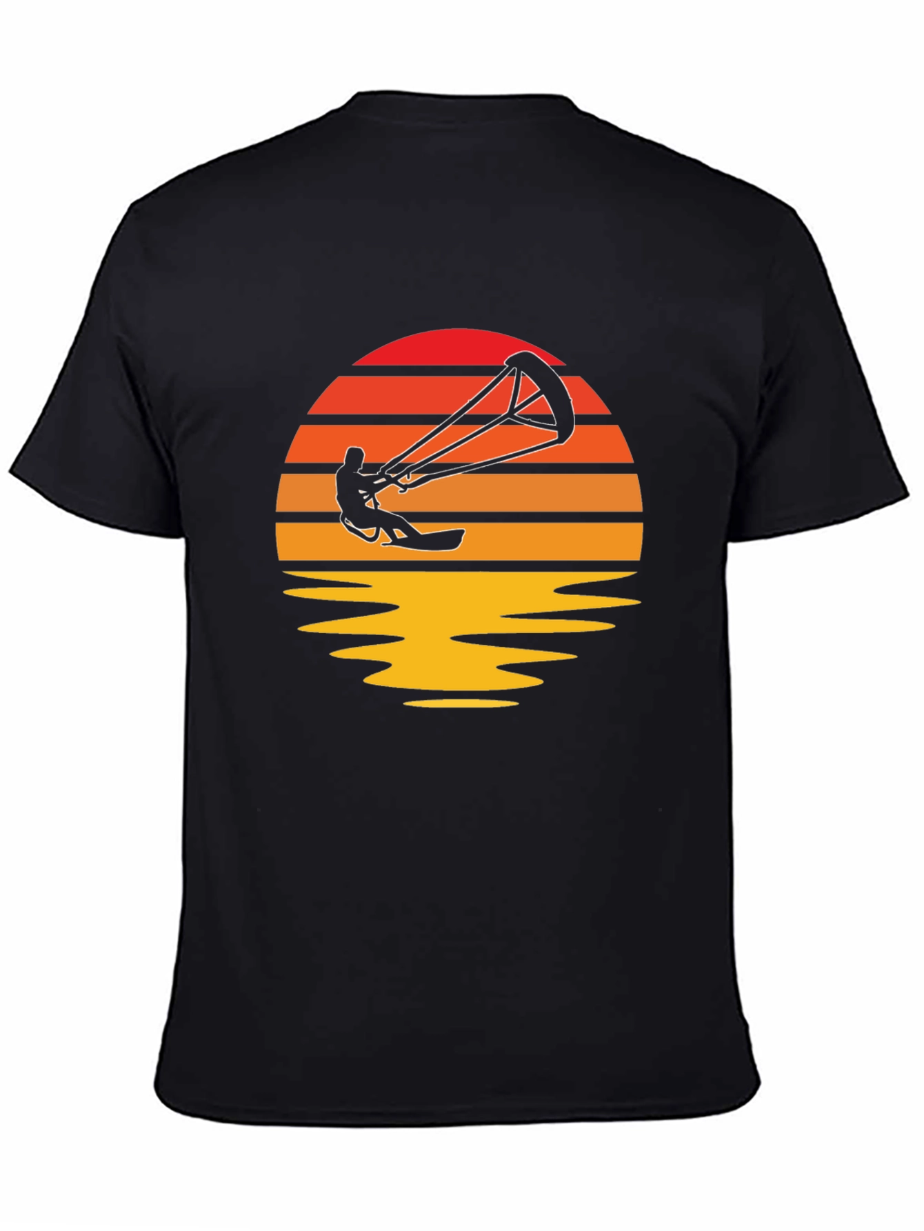 Kitesurfing Sunset Graphic T-Shirt