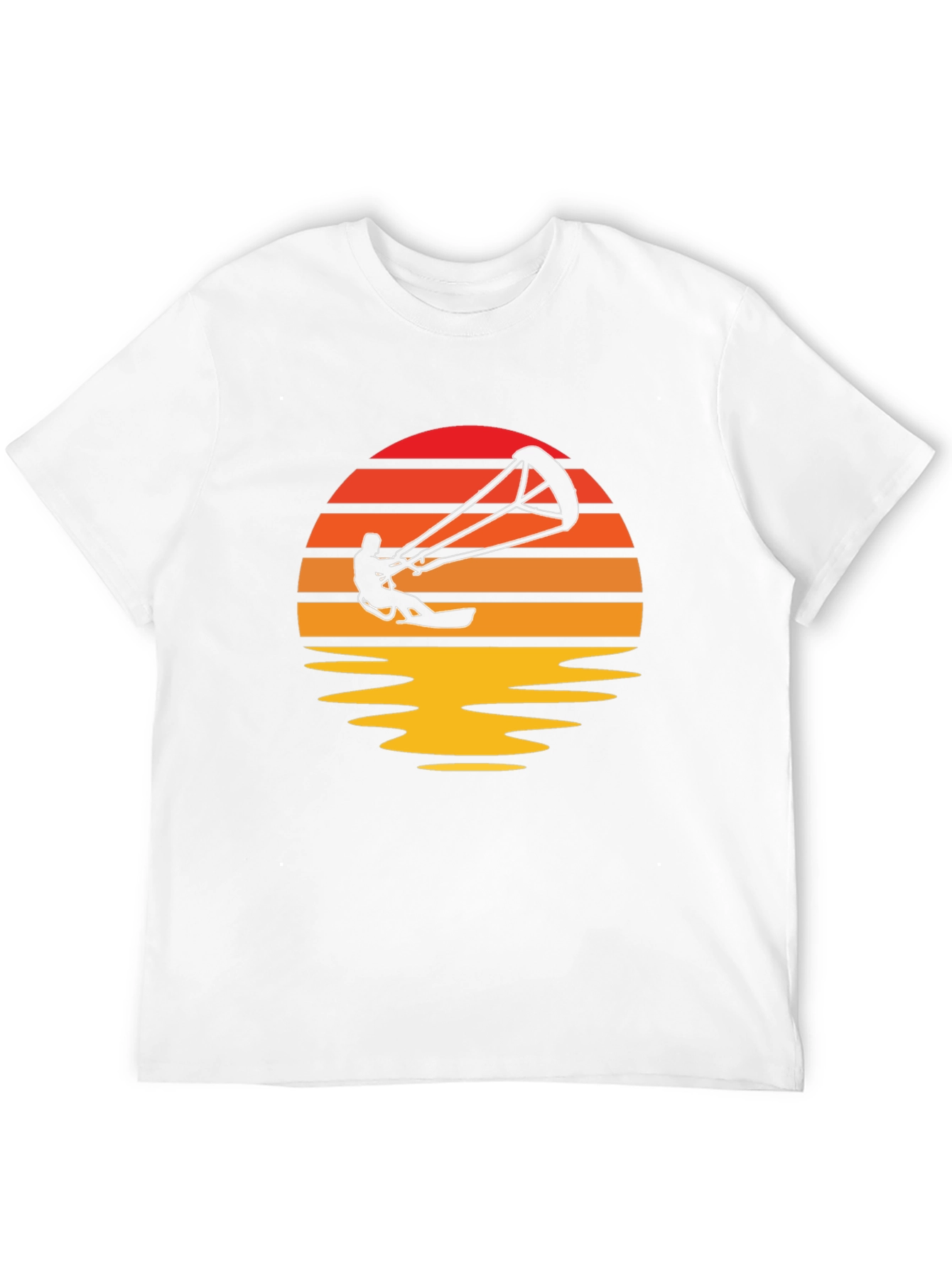 Kitesurfing Sunset Graphic T-Shirt