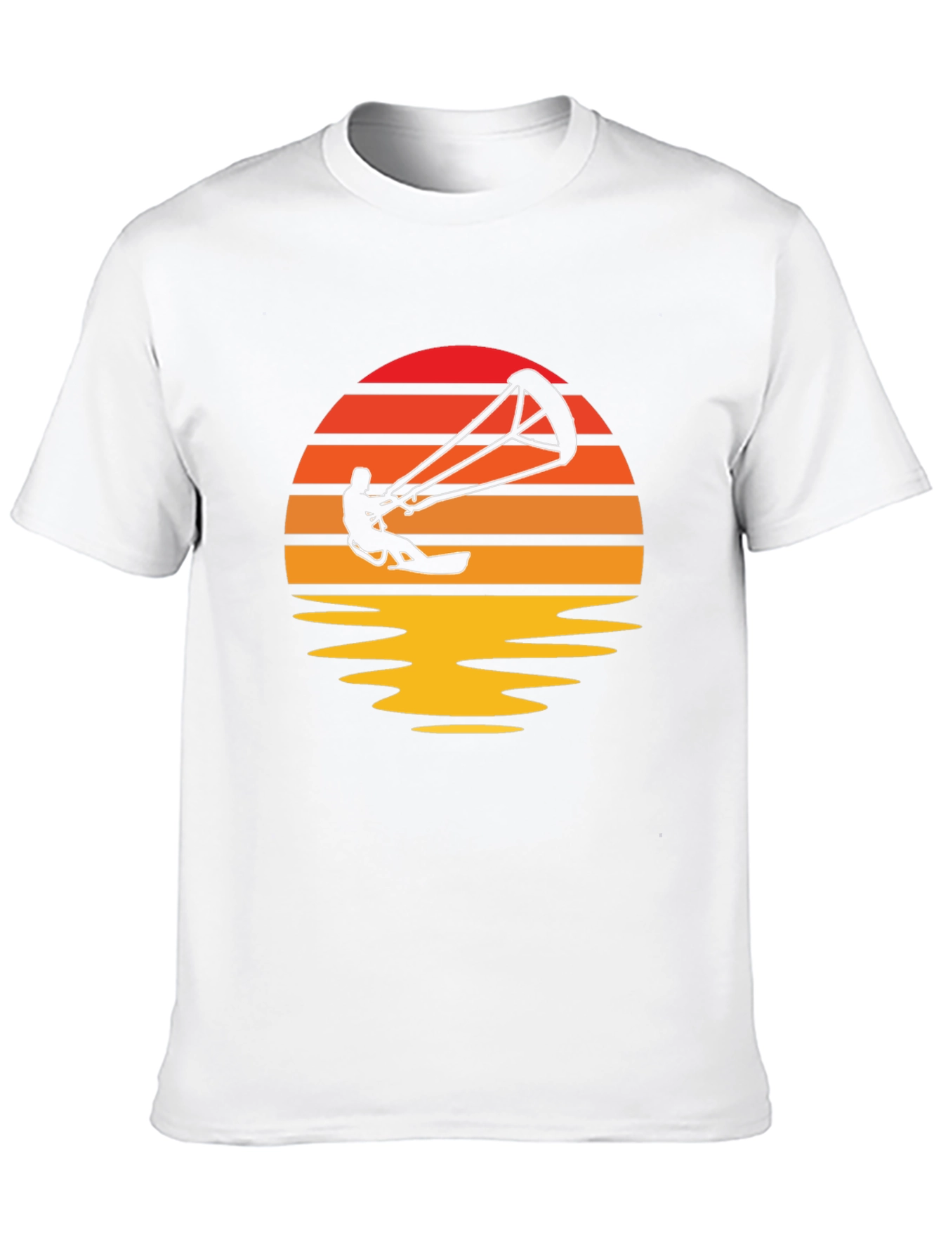 Kitesurfing Sunset Graphic T-Shirt