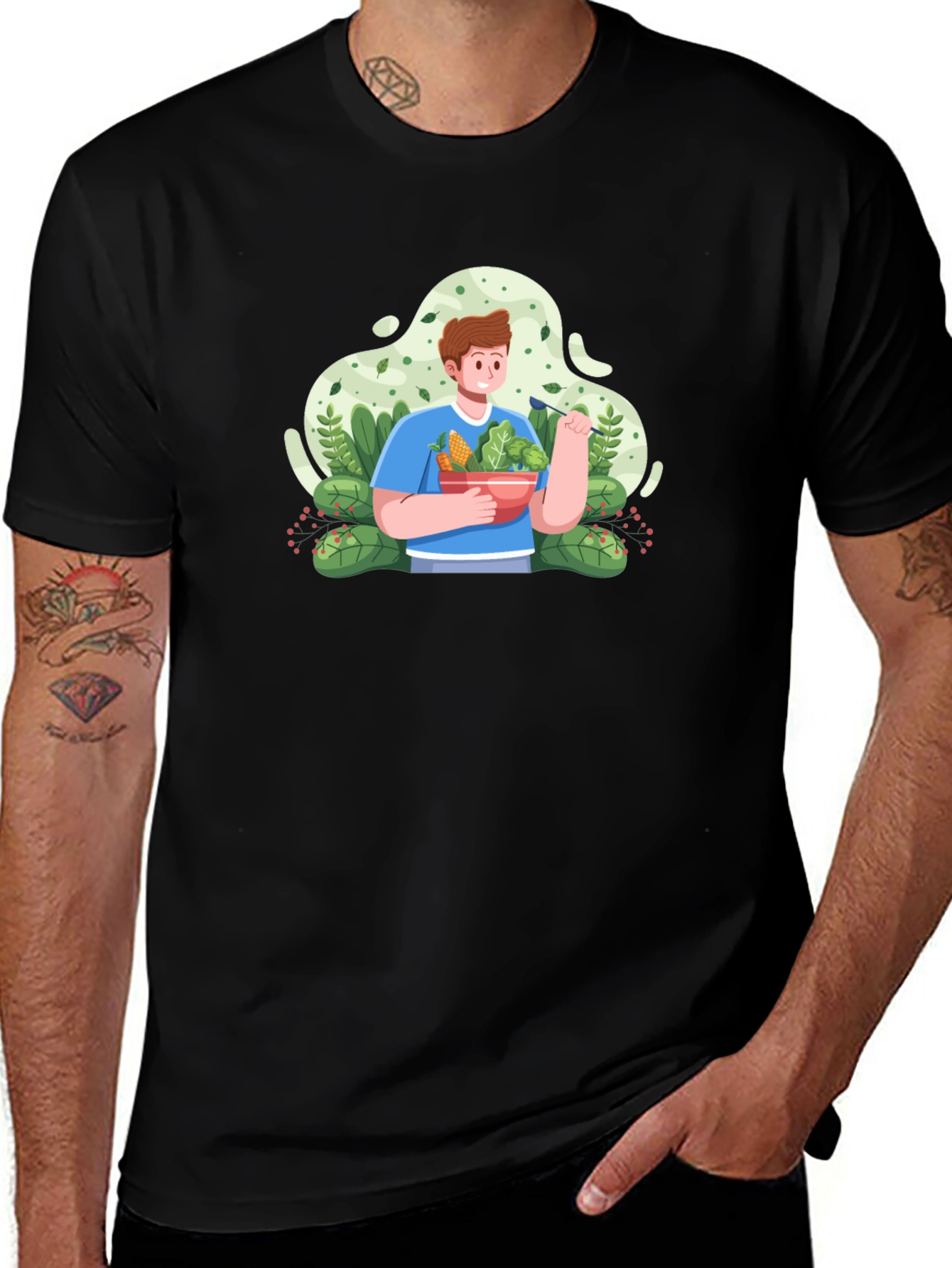 Eat Your Veggies Graphic T-Shirt