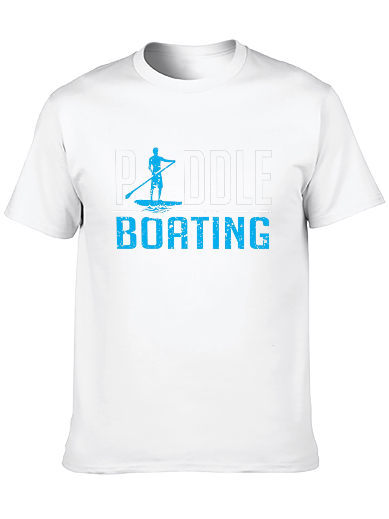 Paddle Boating T-Shirt - Black Graphic Tee