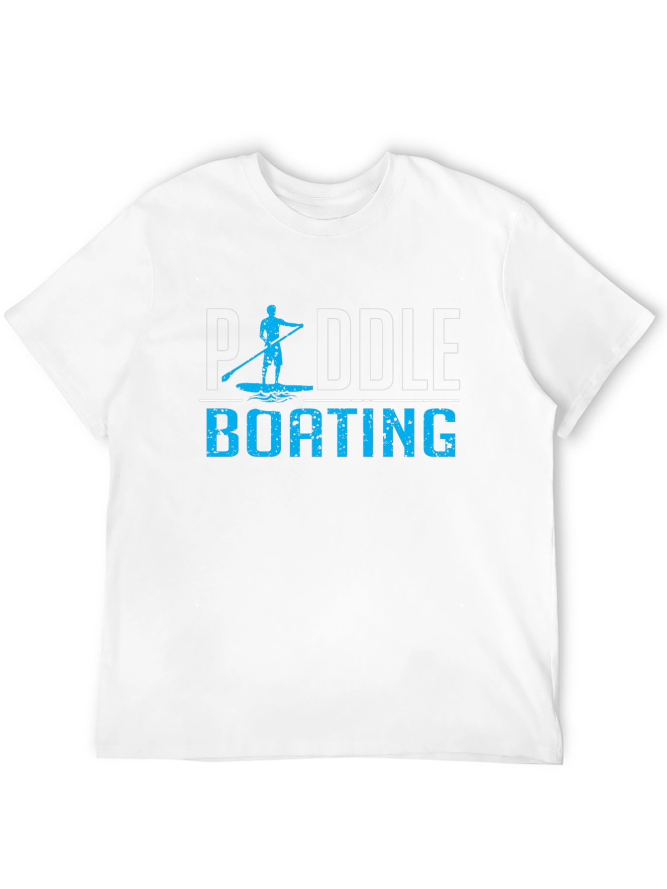 Paddle Boating T-Shirt - Black Graphic Tee