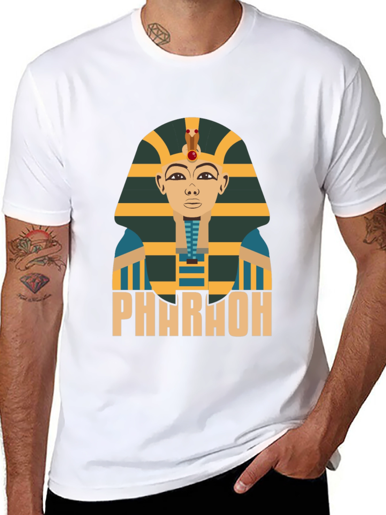 Pharaoh Graphic Print T-Shirt