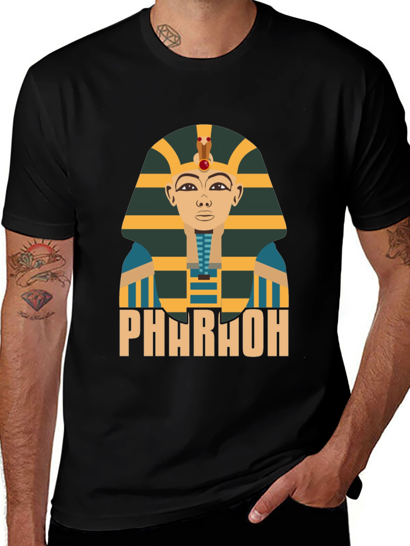 Pharaoh Graphic Print T-Shirt