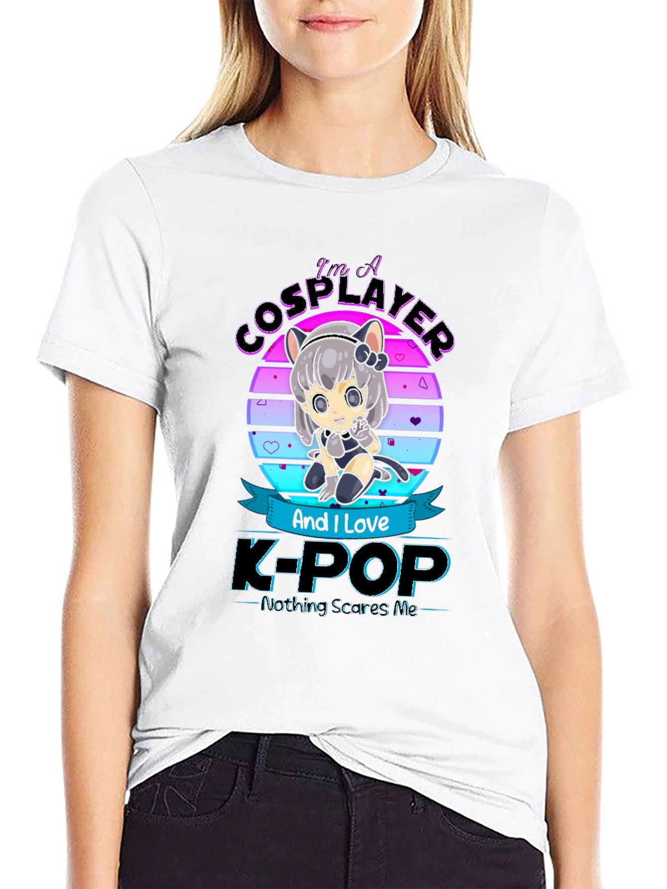 Im A Cosplayer and Love K-Pop T-Shirt