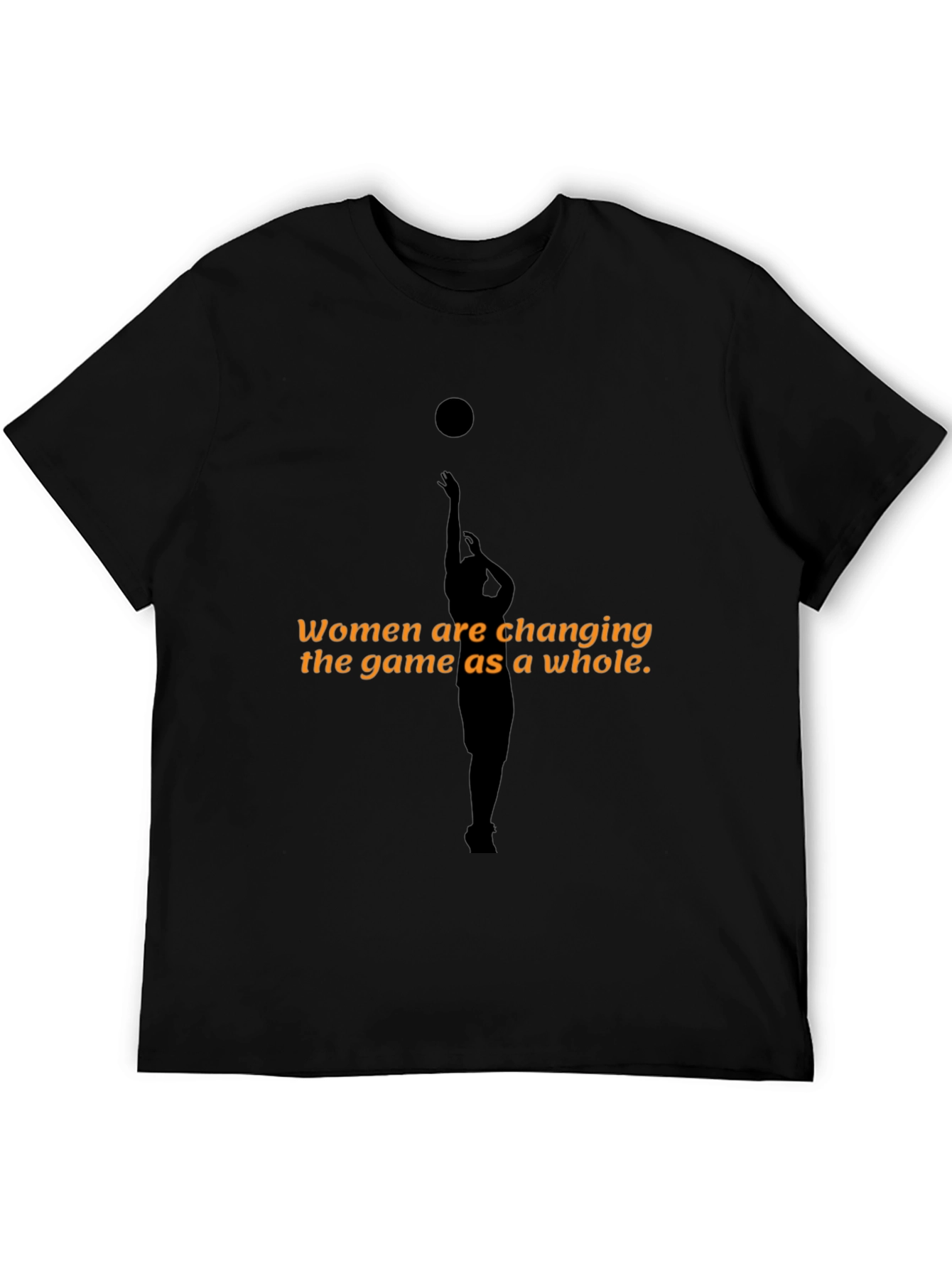 Women Changing the Game T-Shirt - Black