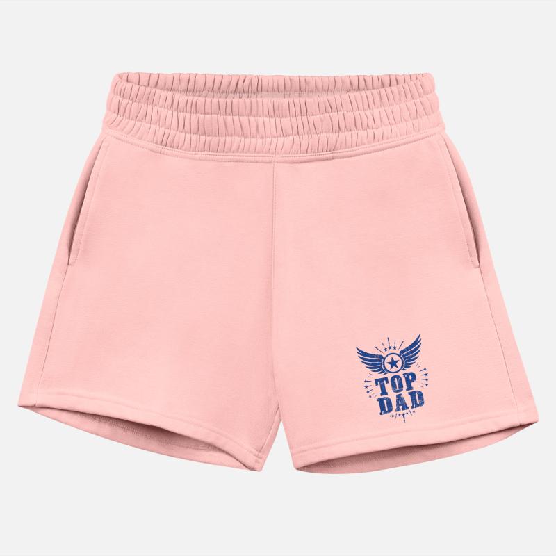 Patriotic Top Dad Winged Badge