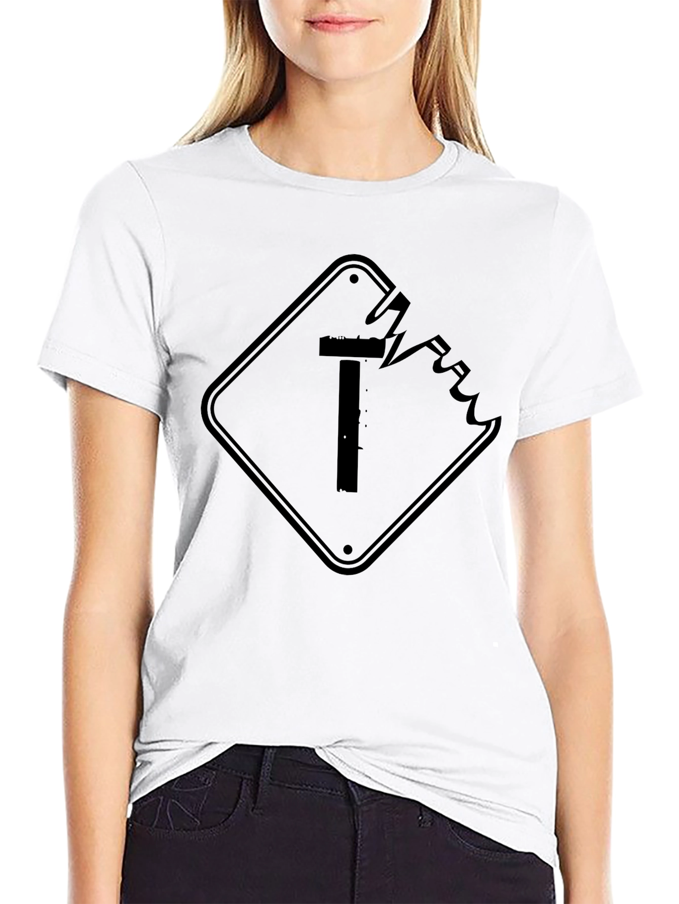 Hammer Time T-Shirt - Distressed Graphic Tee