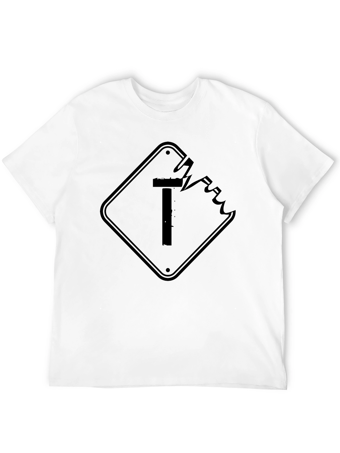 Hammer Time T-Shirt - Distressed Graphic Tee