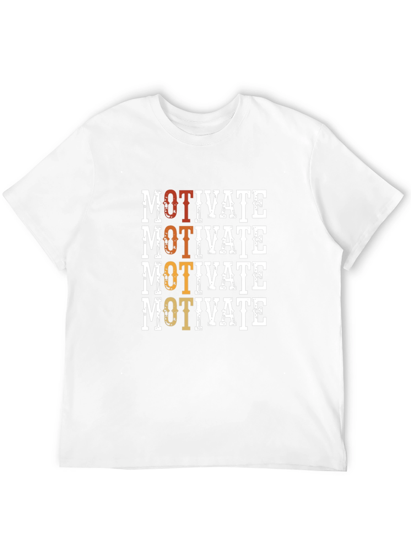 Motivate Graphic T-Shirt - Black Motivational Design