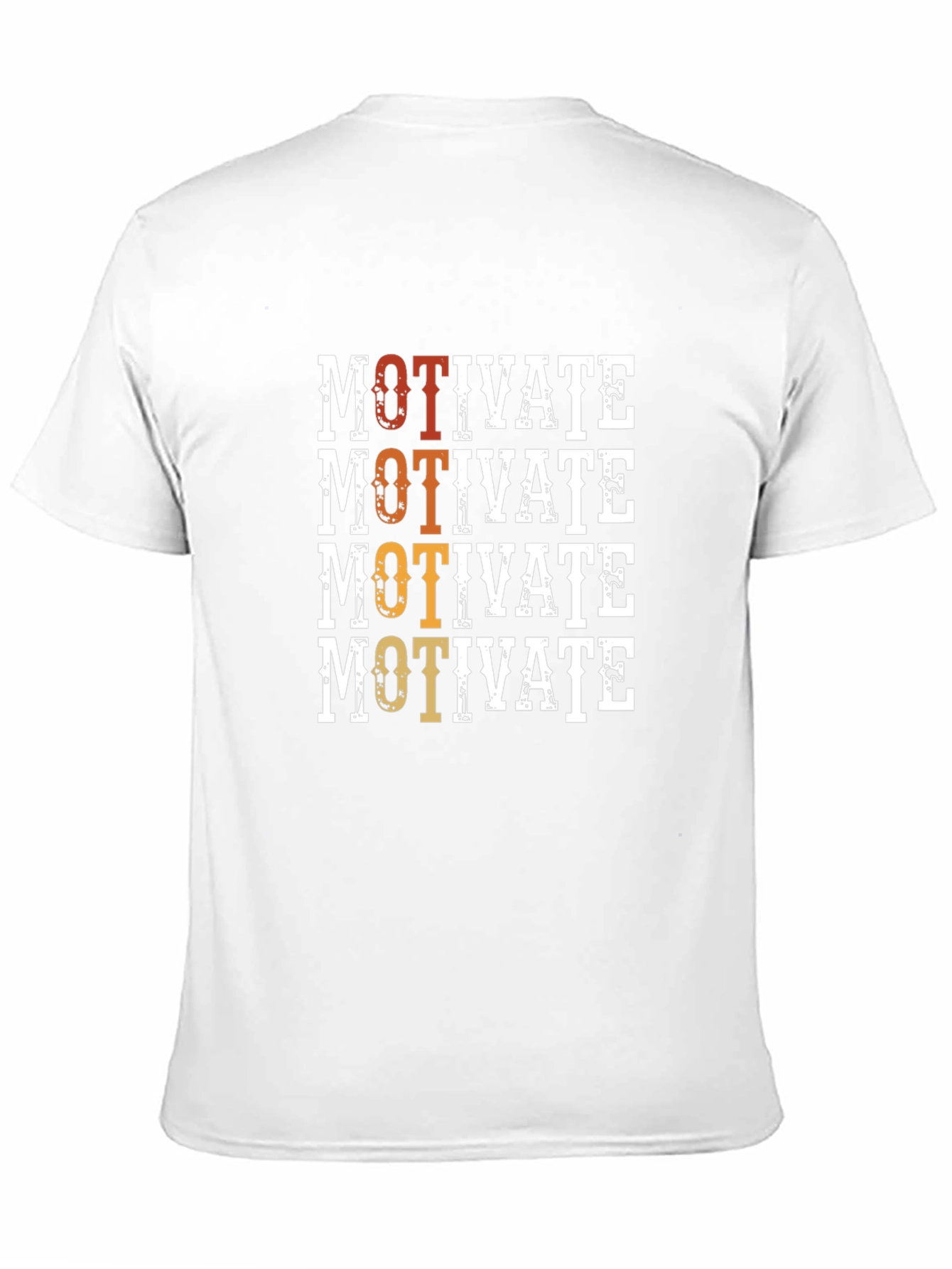Motivate Graphic T-Shirt - Black Motivational Design